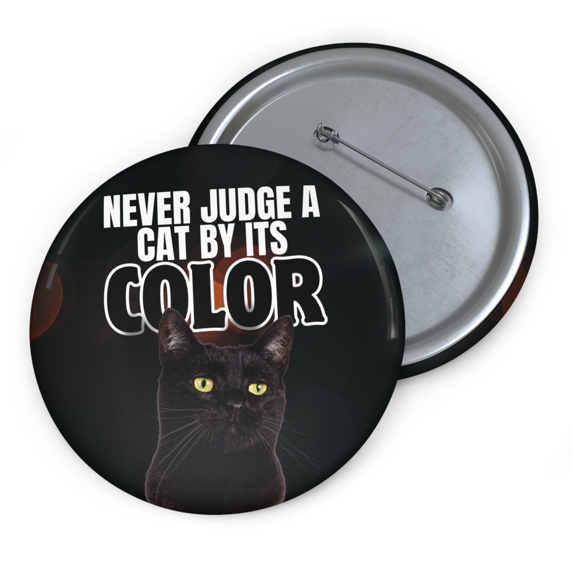 Never Judge a Cat Pin Buttons - Accessories - EpiAl's Shop