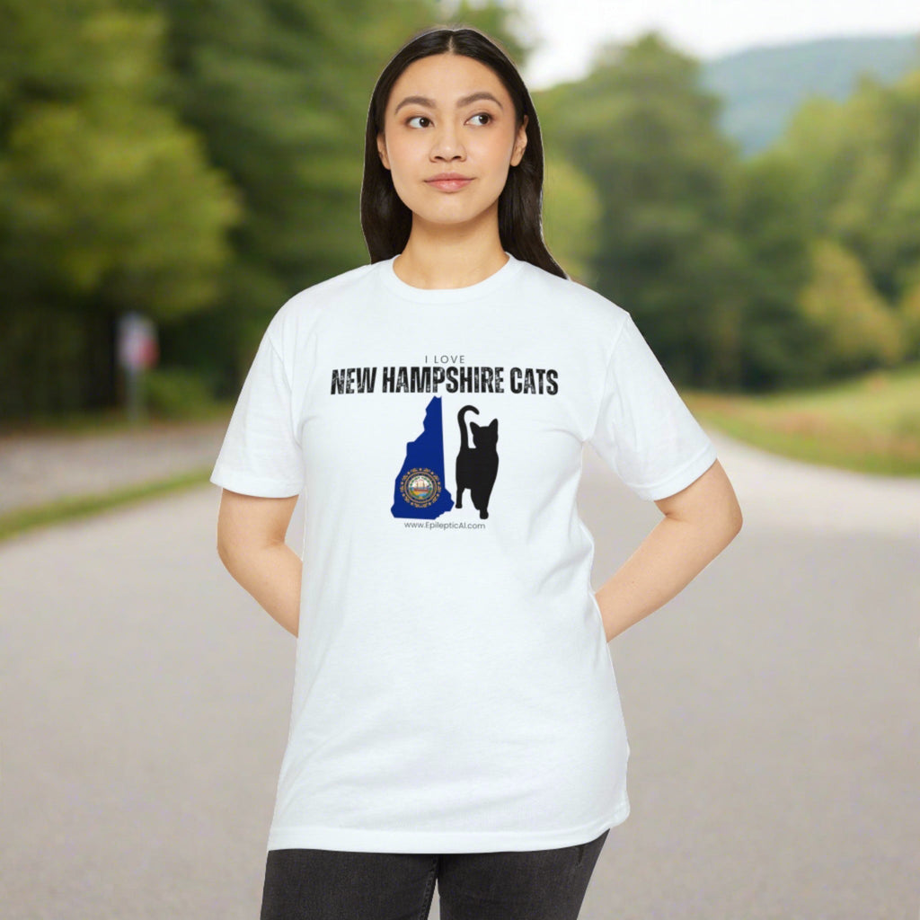 New Hampshire Cats Unisex CVC Jersey T - shirt - T - Shirt - Epileptic Al’s Shop