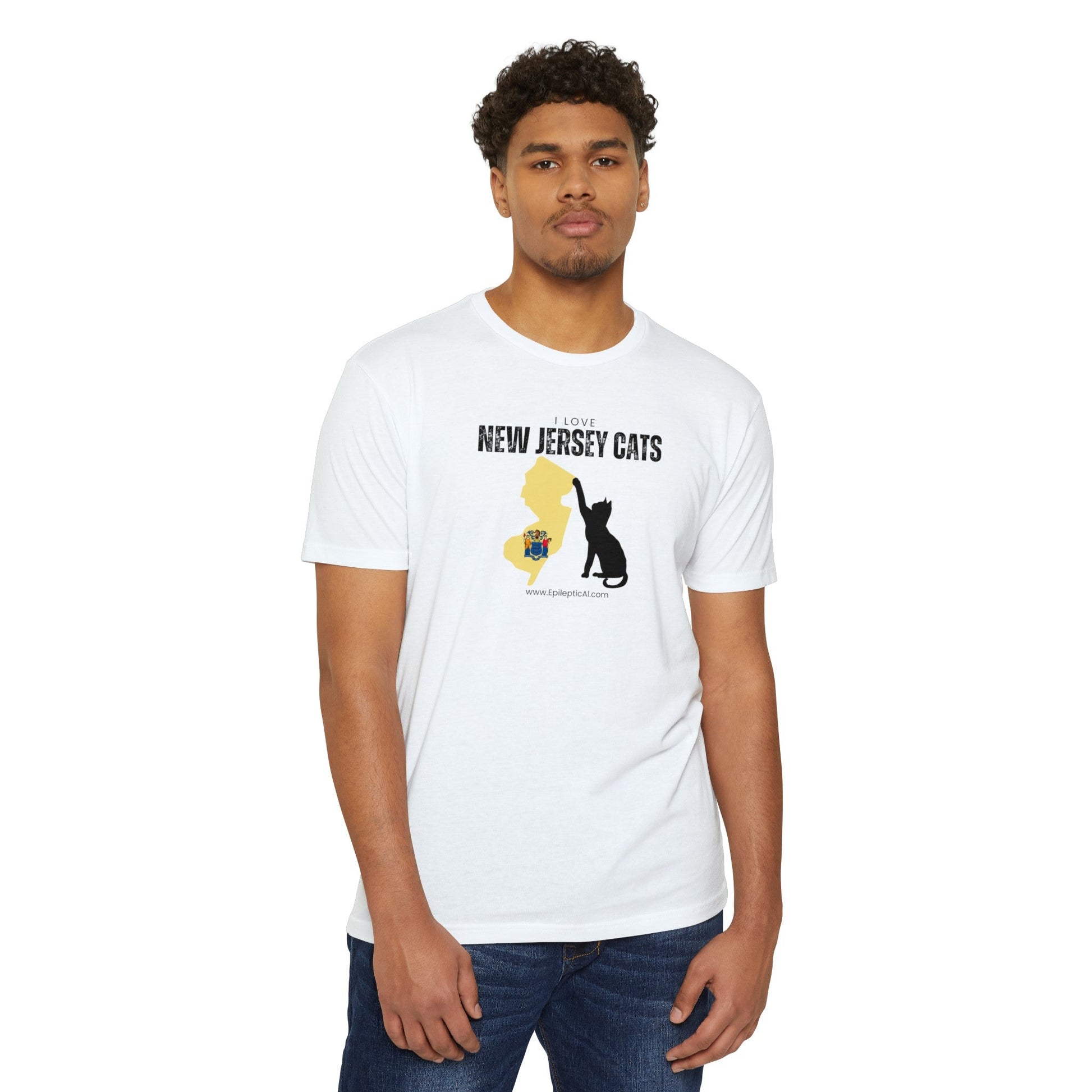 New Jersey Cats Unisex CVC Jersey T - shirt - T - Shirt - Epileptic Al’s Shop