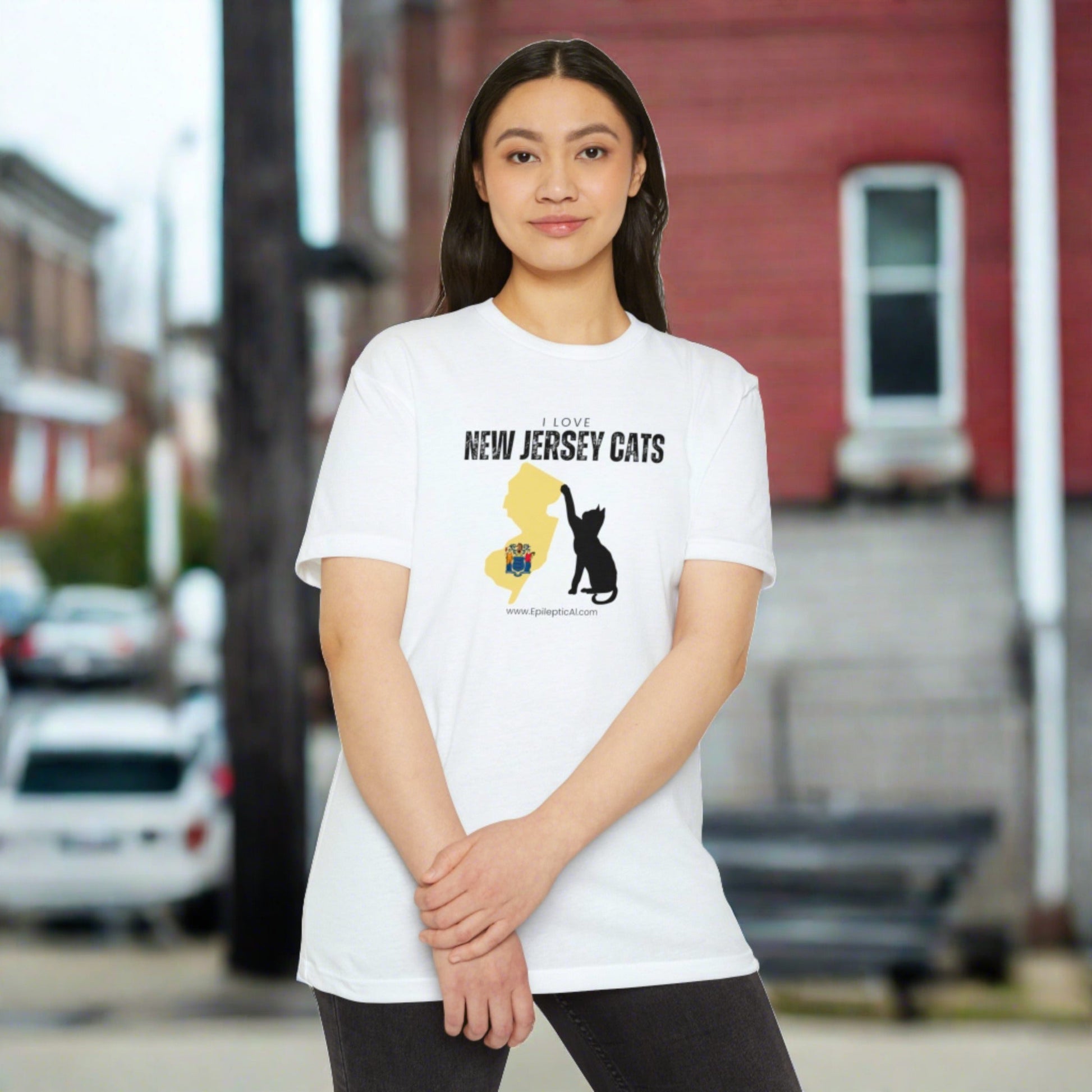 New Jersey Cats Unisex CVC Jersey T - shirt - T - Shirt - Epileptic Al’s Shop
