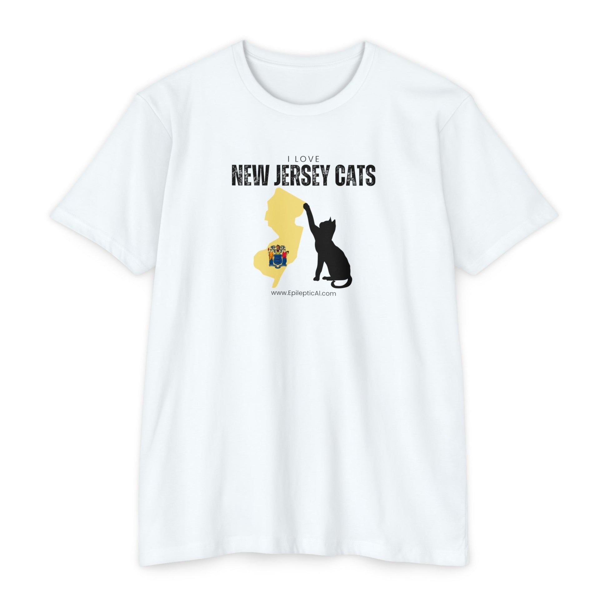 New Jersey Cats Unisex CVC Jersey T - shirt - T - Shirt - Epileptic Al’s Shop