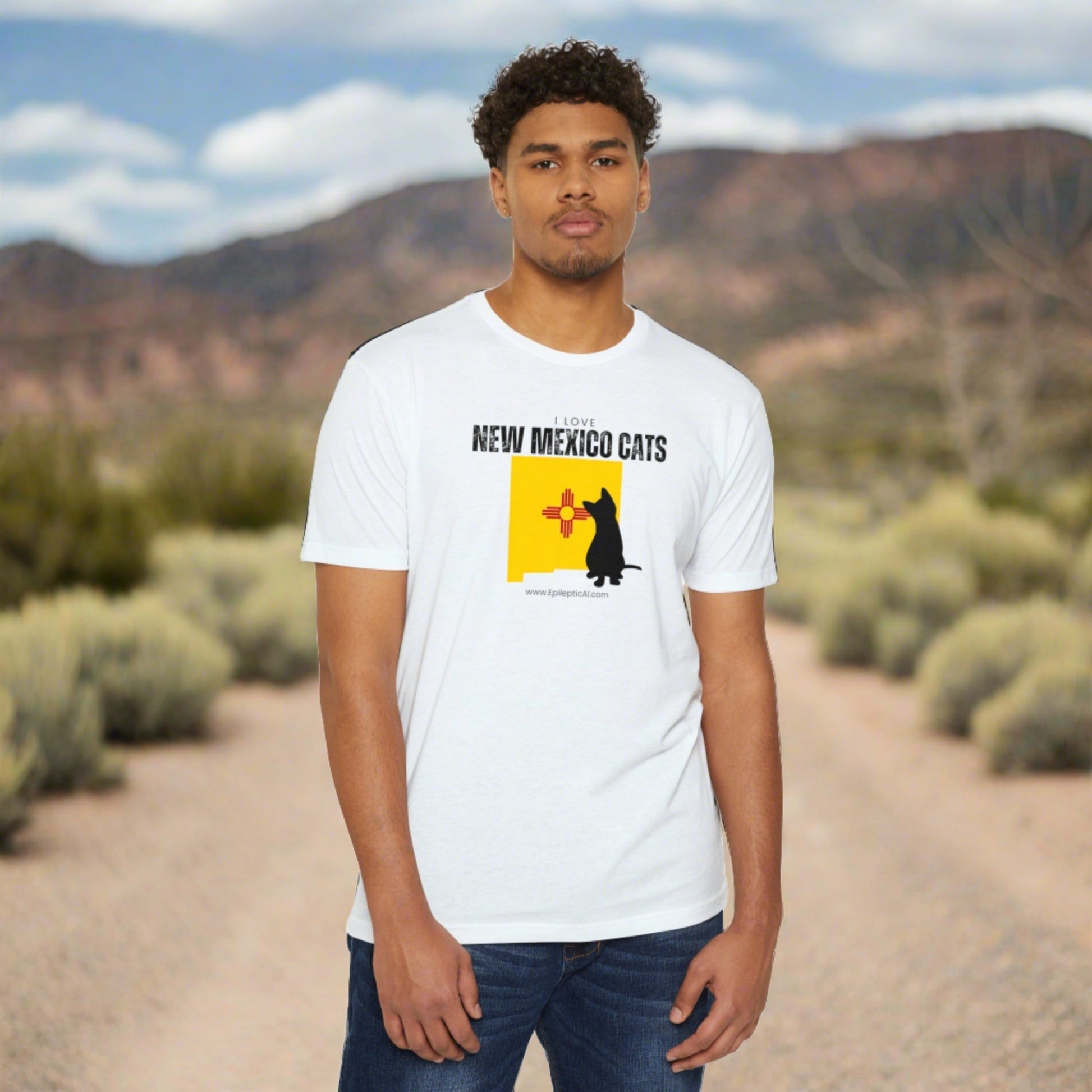New Mexico Cats Unisex CVC Jersey T - shirt - T - Shirt - Epileptic Al’s Shop