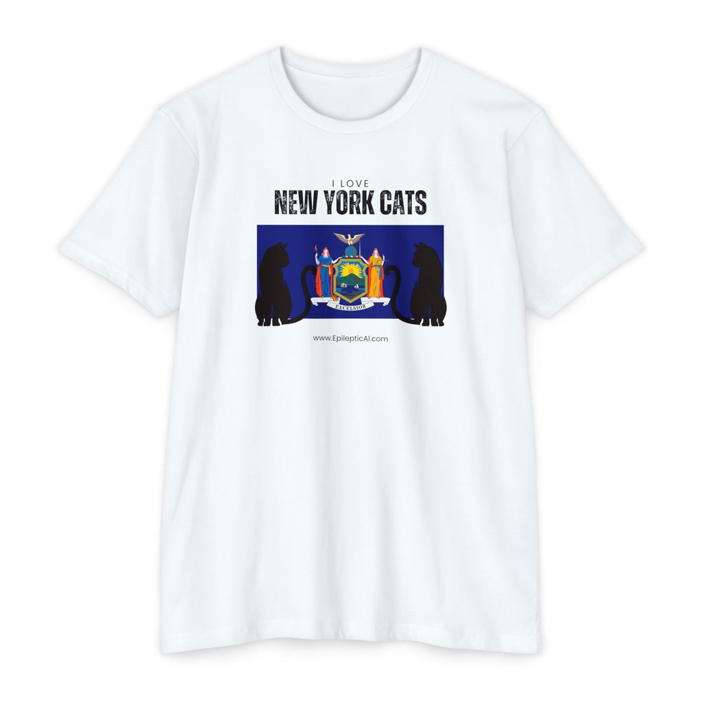 New York Cats Unisex CVC Jersey T - shirt - T - Shirt - Epileptic Al’s Shop