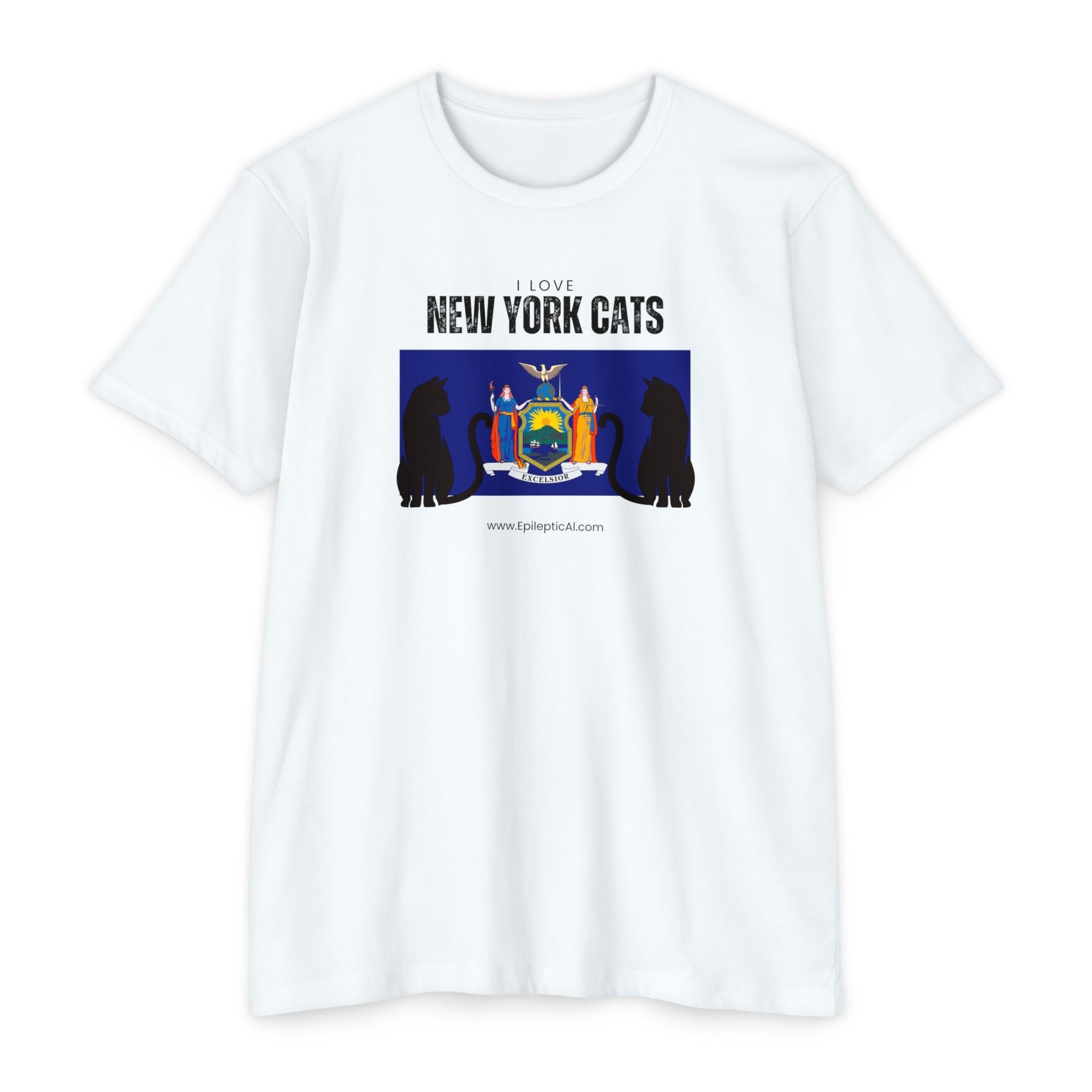 New York Cats Unisex CVC Jersey T - shirt - T - Shirt - Epileptic Al’s Shop