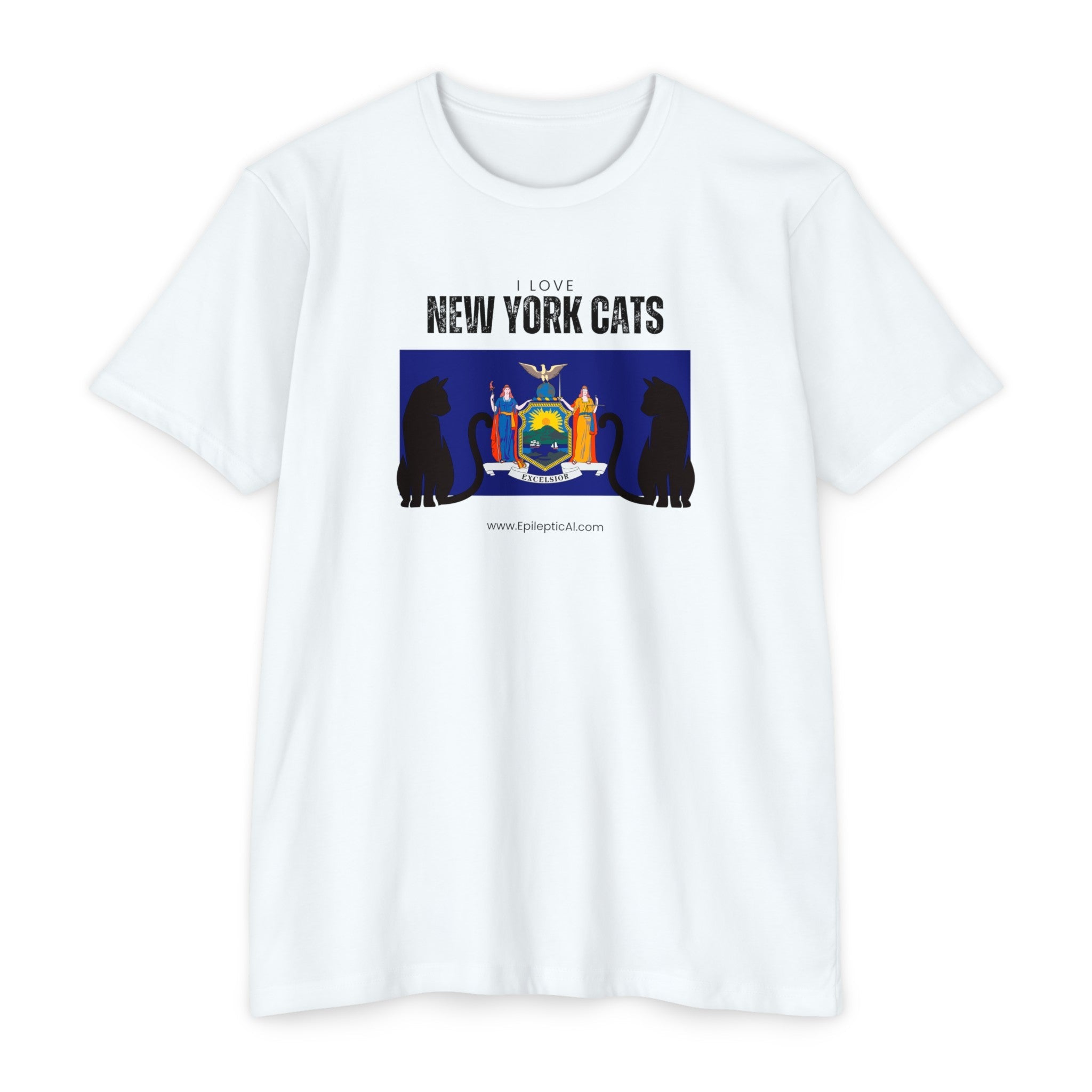 New York Cats Unisex CVC Jersey T - shirt - T - Shirt - Epileptic Al’s Shop
