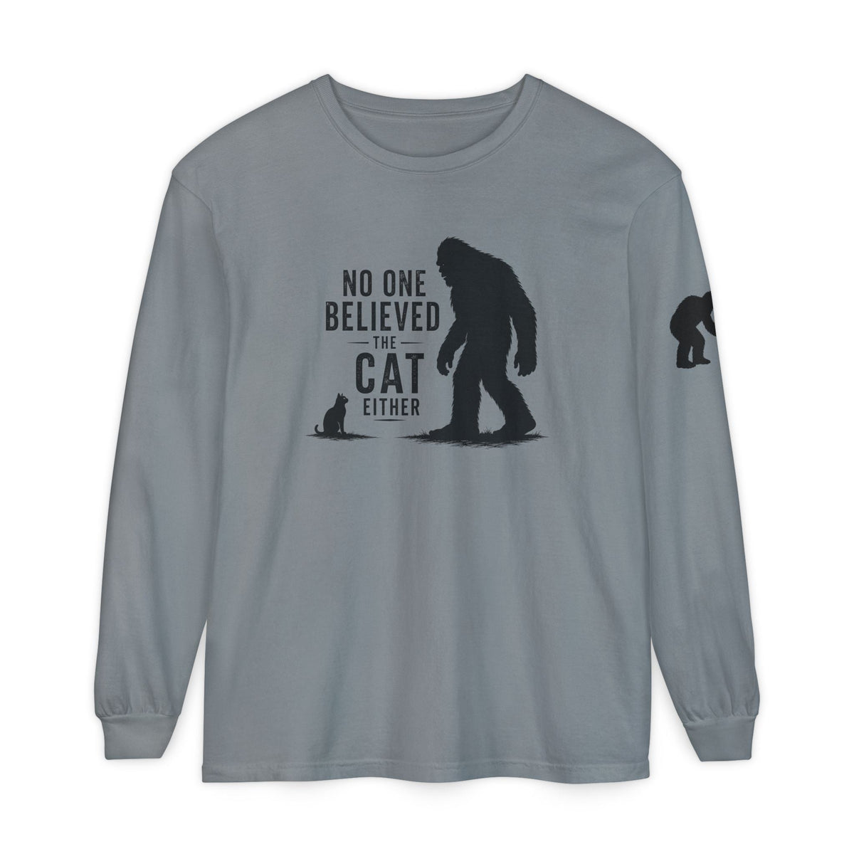No One Believed the Cat Either Long Sleeve Shirt - Clothing, Unisex, T-Shirts, Long-Sleeved - EpiAl's Shop