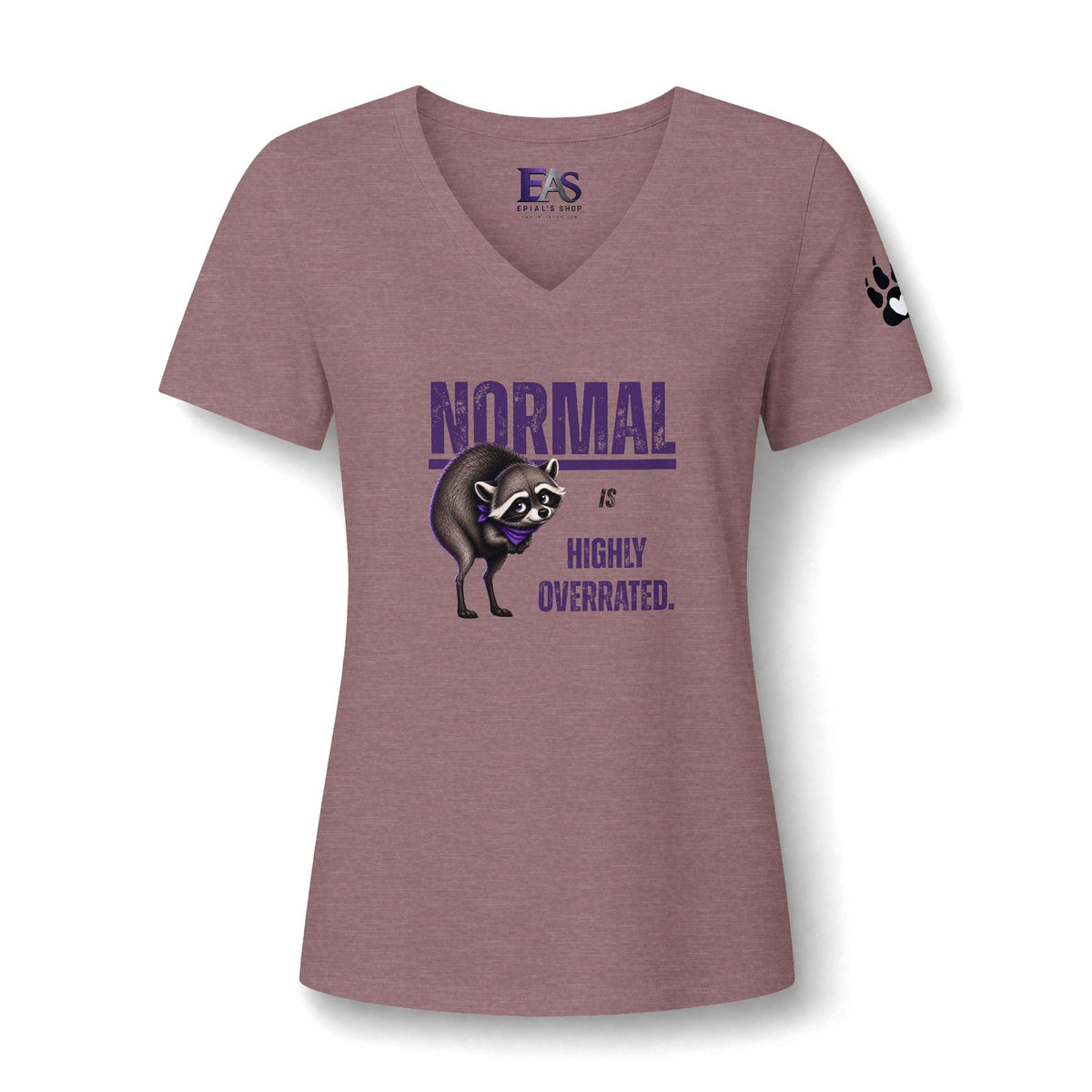 Normal Is Highly Overrated Jimothy Women’s V-Neck T-Shirt - Clothing, Women, T-Shirts - EpiAl's Shop