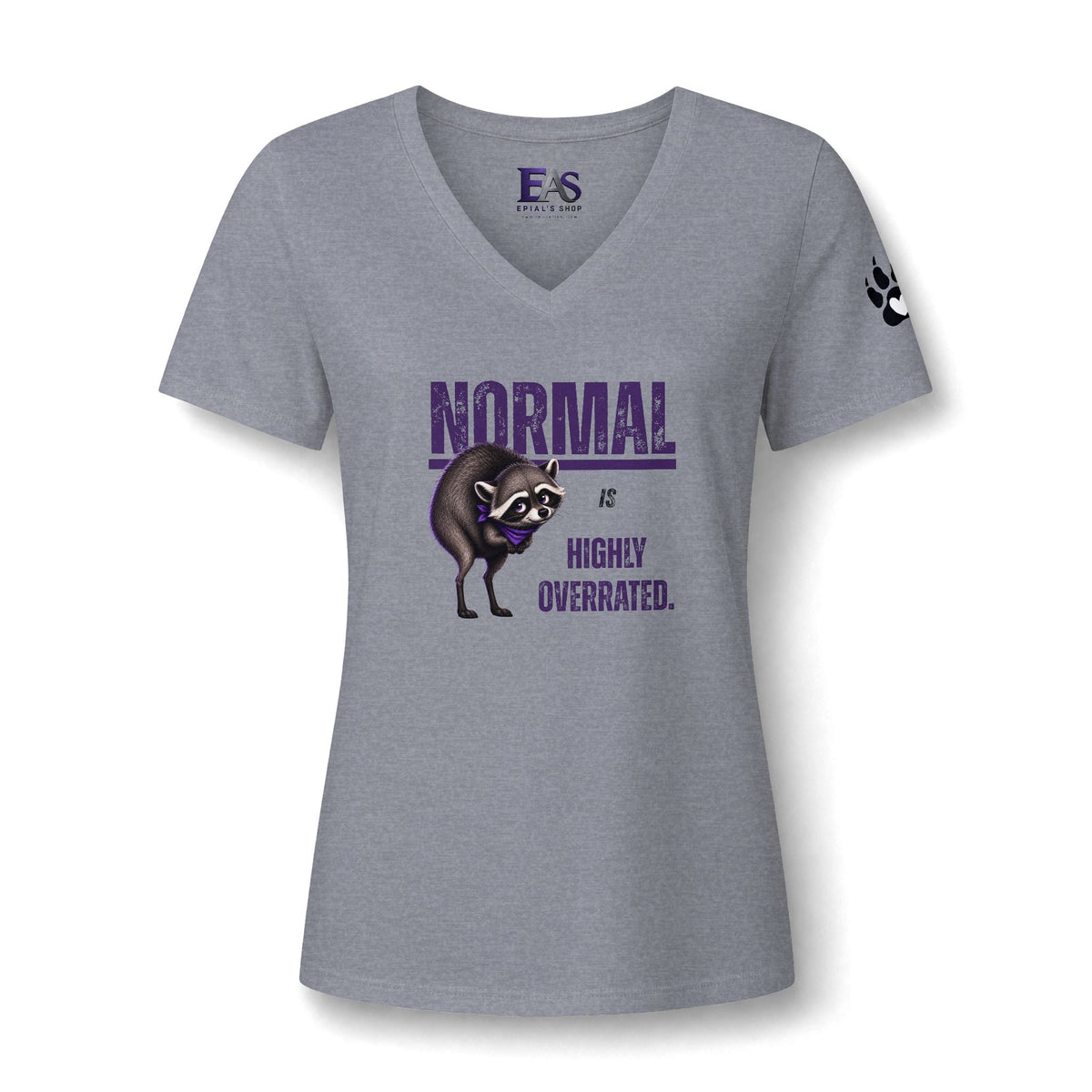 Normal Is Highly Overrated Jimothy Women’s V-Neck T-Shirt - Clothing, Women, T-Shirts - EpiAl's Shop