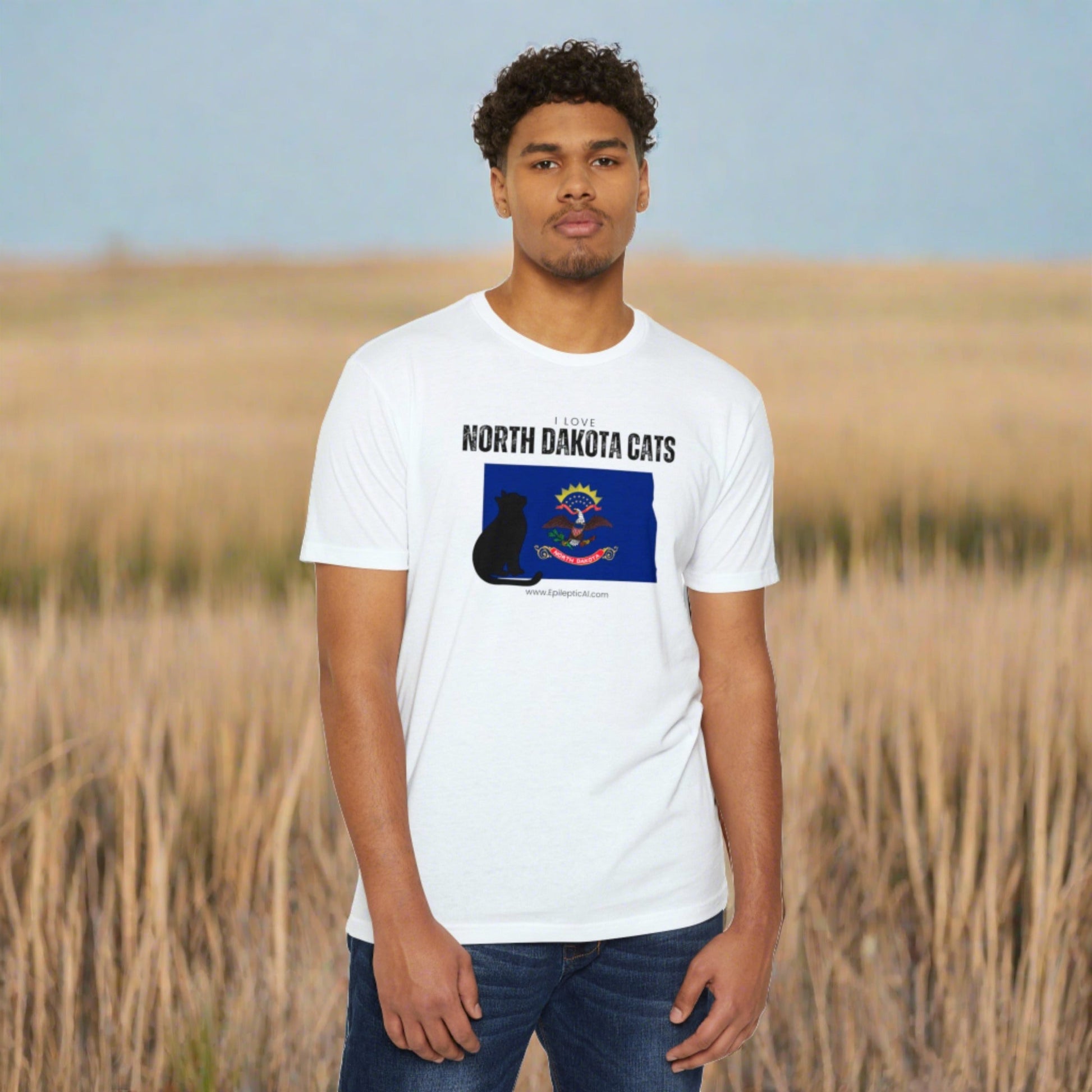 North Dakota Cats Unisex CVC Jersey T - shirt - T - Shirt - Epileptic Al’s Shop