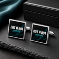 Not a Bot. Probably. Cufflinks | AI Humor Cufflinks | Tech Gift for Men - Jewelry, Cufflinks - EpiAl's Shop