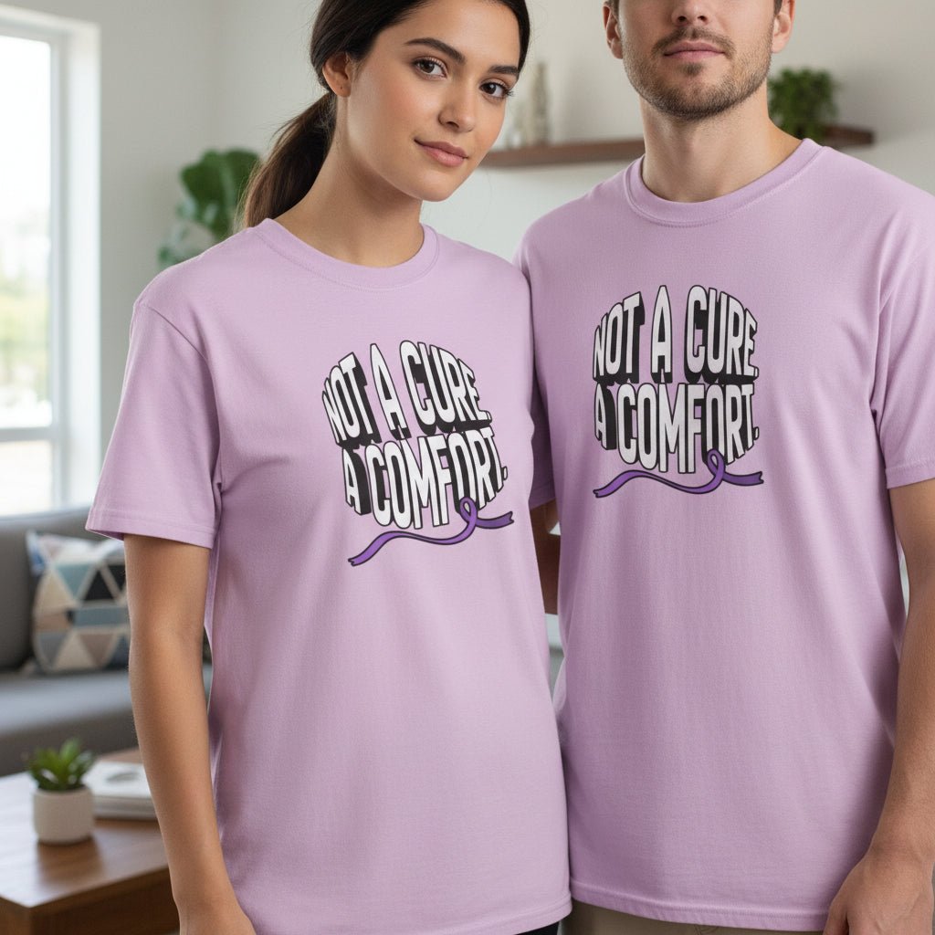 Not a Cure, a Comfort Garment-Dyed T-Shirt - Clothing, Unisex, T-Shirts - EpiAl's Shop