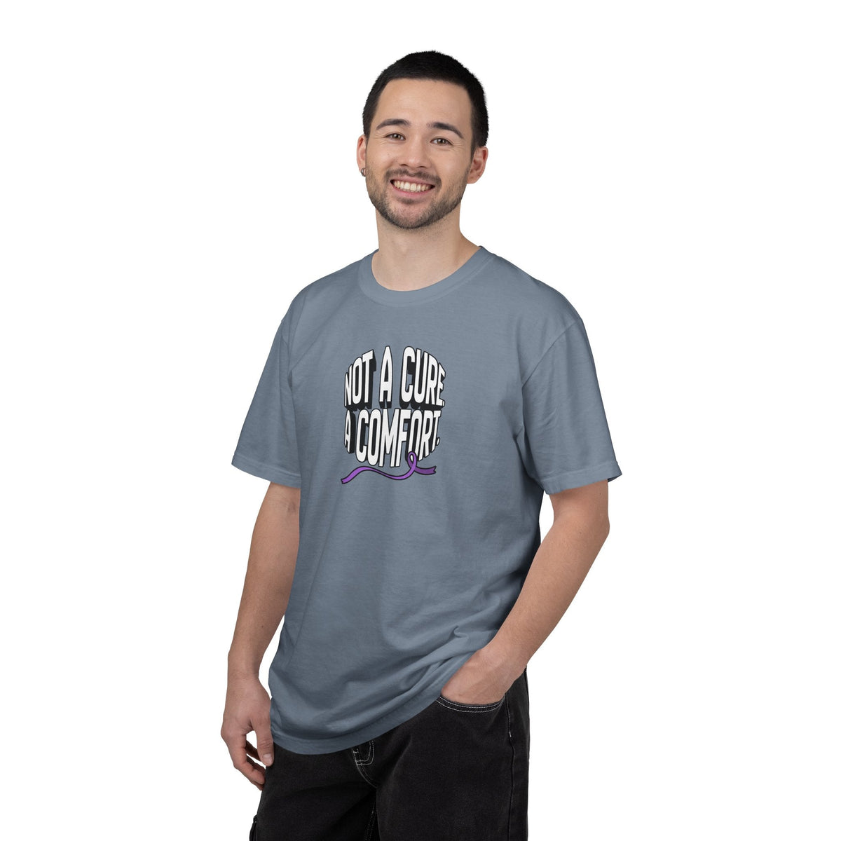 Not a Cure, a Comfort Garment-Dyed T-Shirt - Clothing, Unisex, T-Shirts - EpiAl's Shop