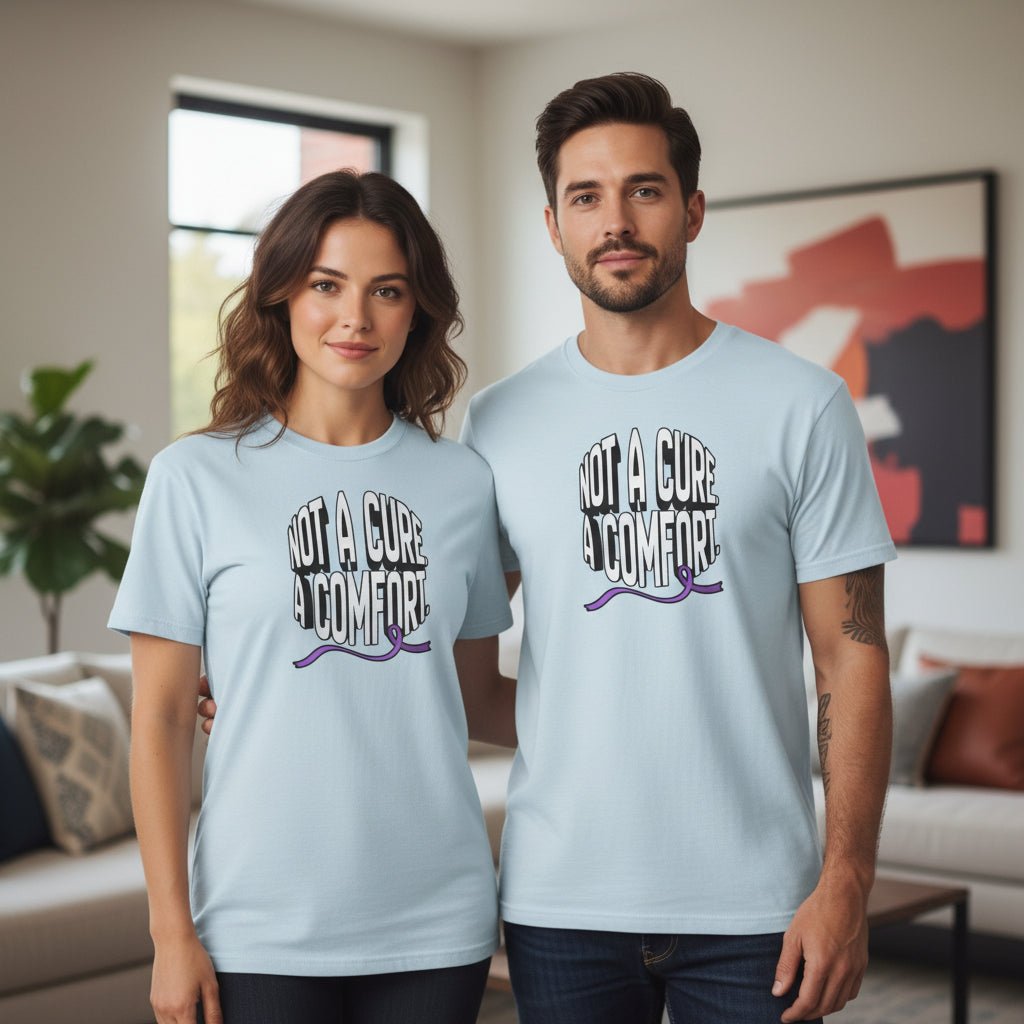 Not a Cure, a Comfort Garment-Dyed T-Shirt - Clothing, Unisex, T-Shirts - EpiAl's Shop