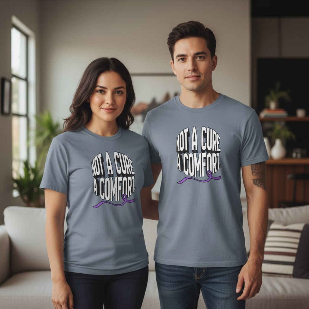 Not a Cure, a Comfort Garment-Dyed T-Shirt - Clothing, Unisex, T-Shirts - EpiAl's Shop