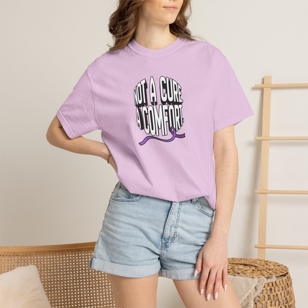 Not a Cure, a Comfort Garment-Dyed T-Shirt - Clothing, Unisex, T-Shirts - EpiAl's Shop