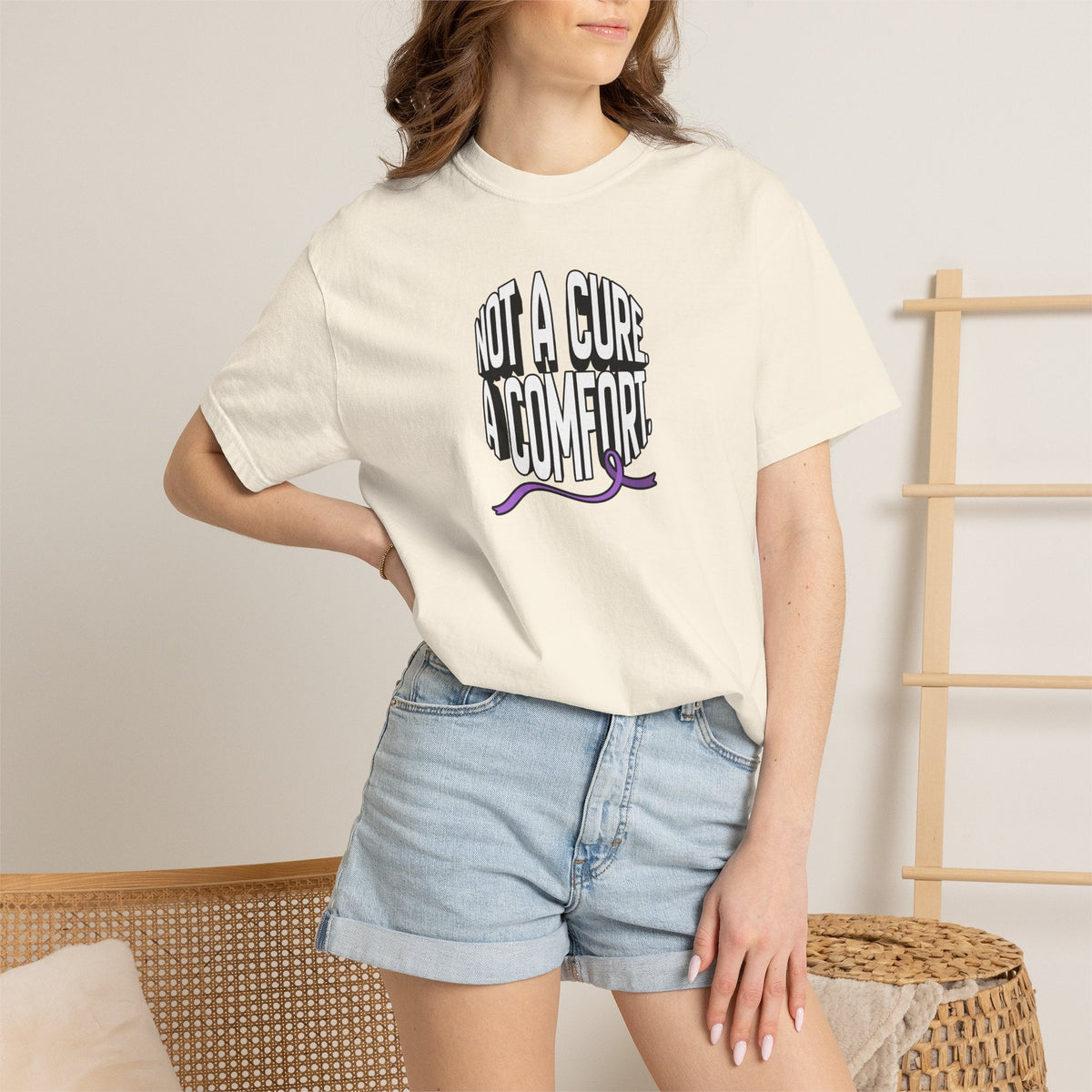 Not a Cure, a Comfort Garment-Dyed T-Shirt - Clothing, Unisex, T-Shirts - EpiAl's Shop