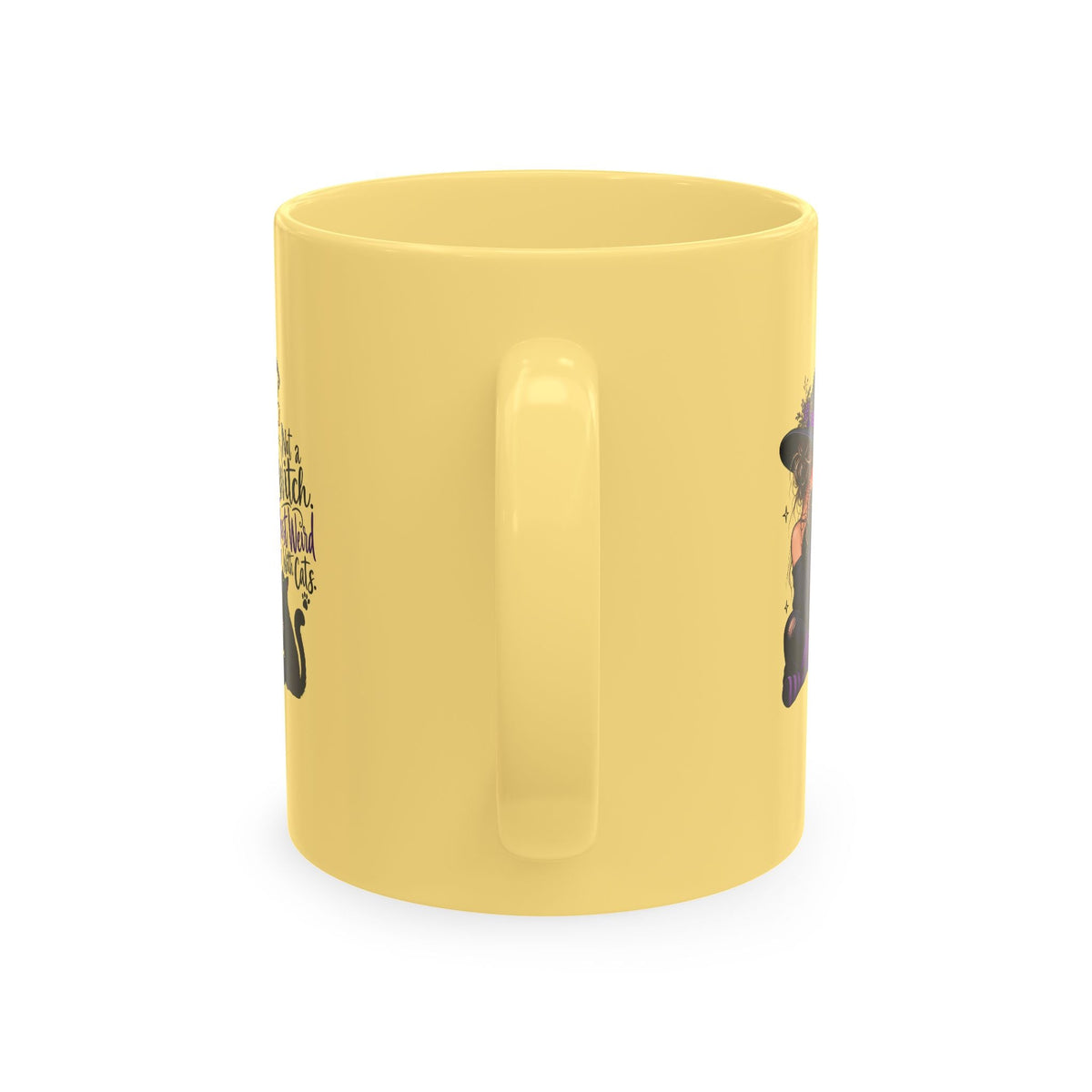 Not a Witch, Just Weird With Cats Halloween Coffee Mug - Drinkware, Coffee Mugs - EpiAl's Shop