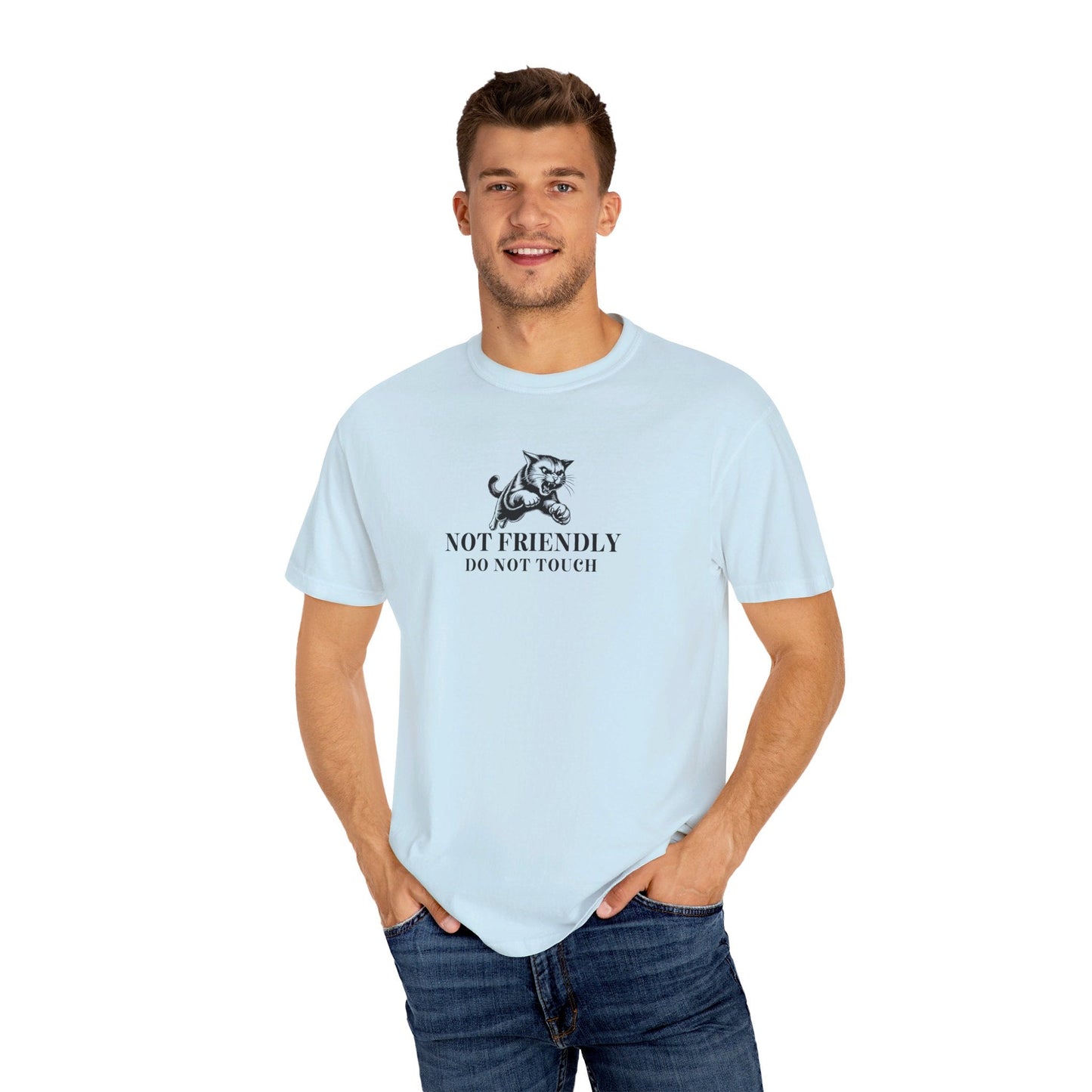 Not Friendly Unisex Garment - Dyed T - shirt - T - Shirt - EpiAl's Shop