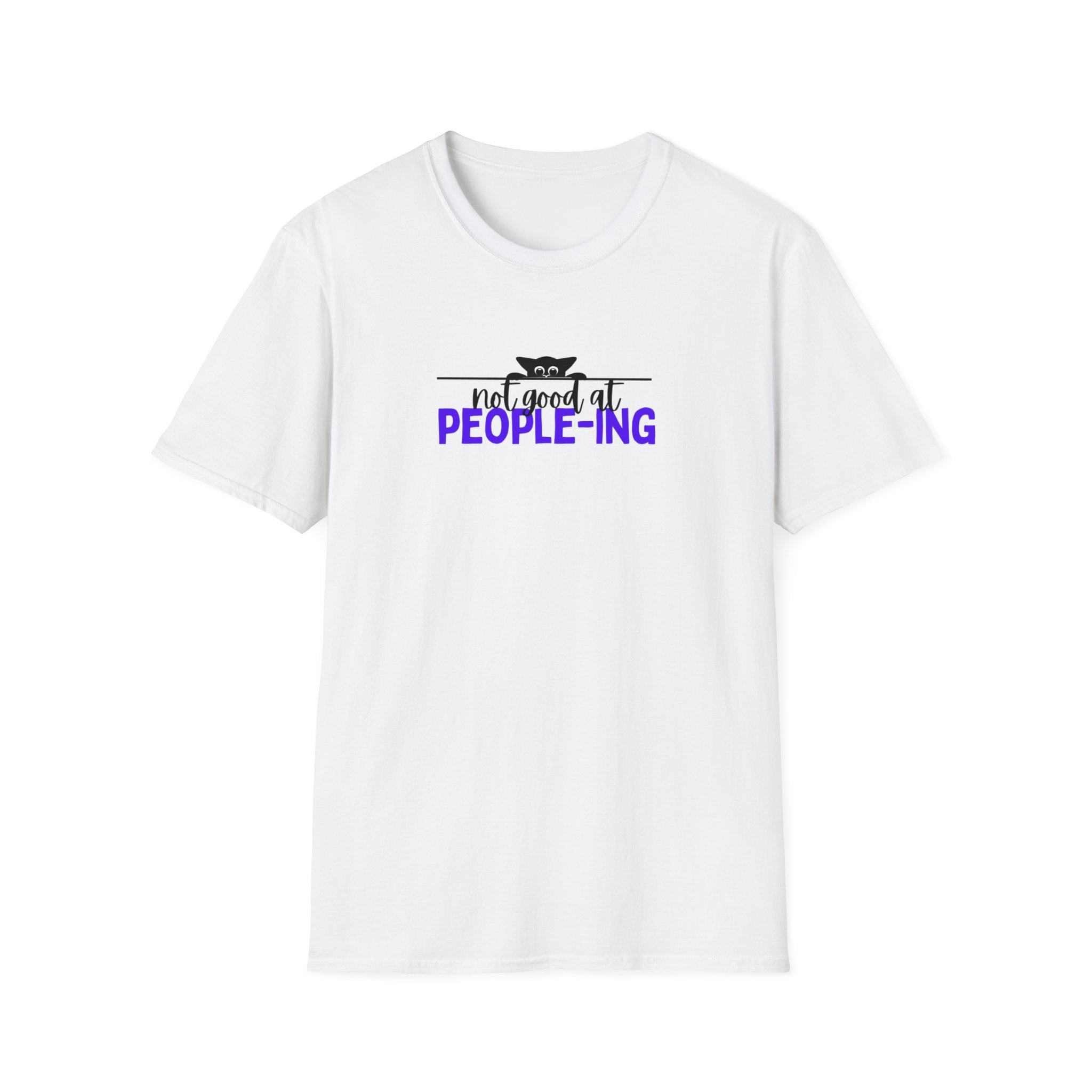 Not Good at People - ing Unisex Softstyle T - Shirt - T - Shirt - Epileptic Al’s Shop