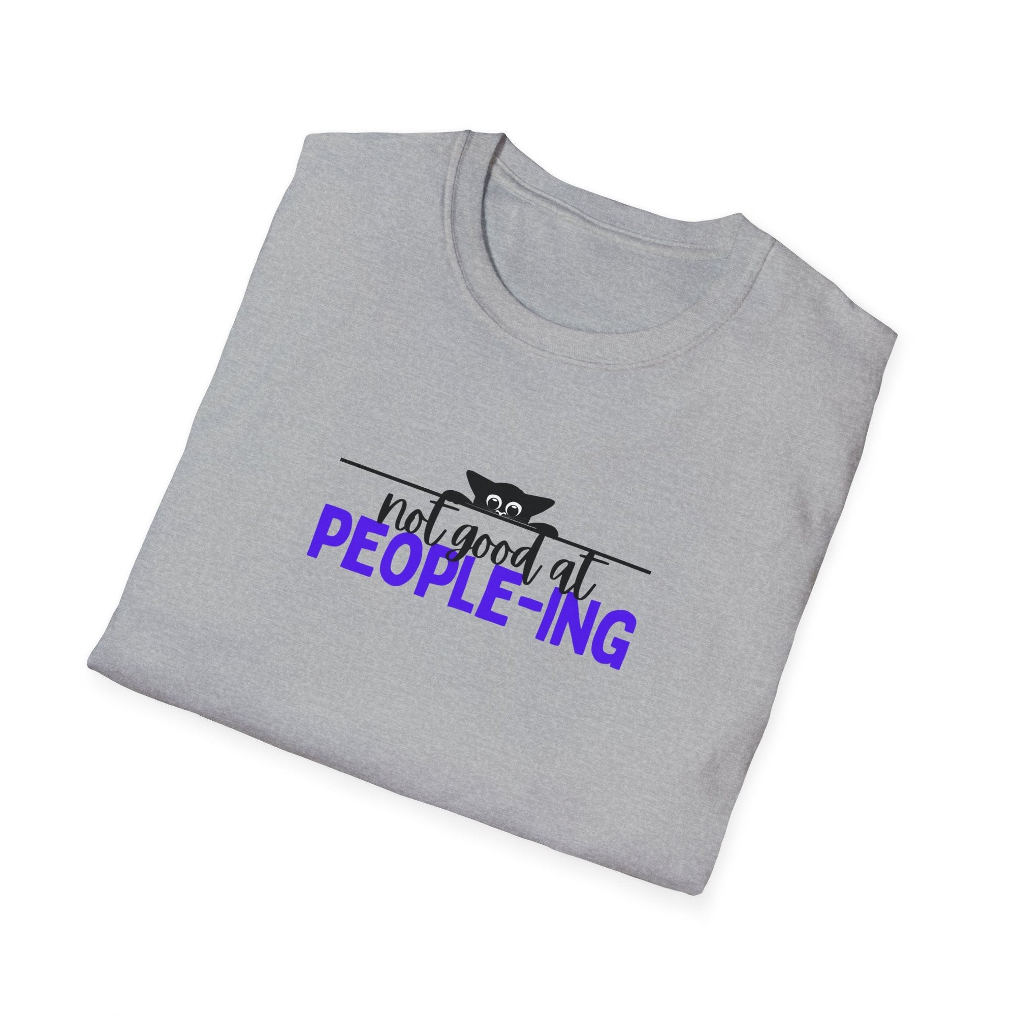 Not Good at People - ing Unisex Softstyle T - Shirt - T - Shirt - Epileptic Al’s Shop