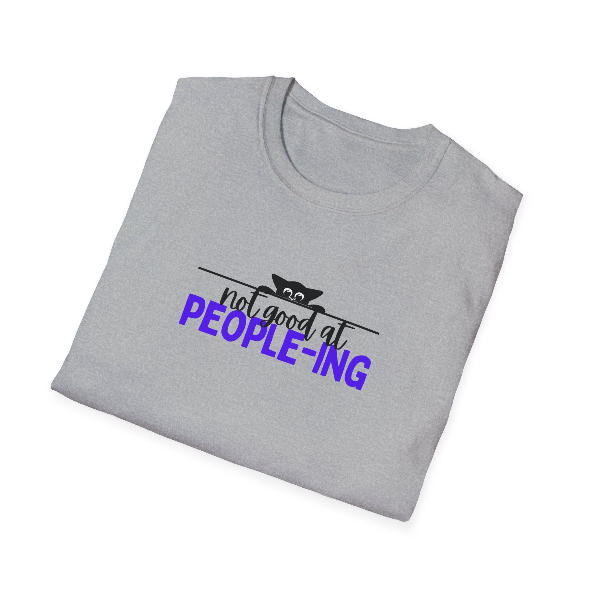 Not Good at People - ing Unisex Softstyle T - Shirt - T - Shirt - Epileptic Al’s Shop