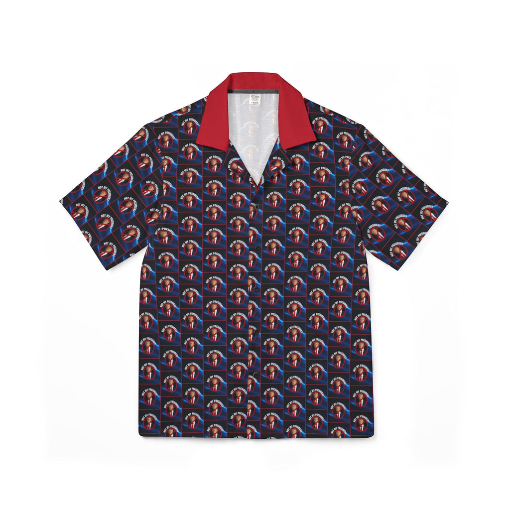 Not My President Men's Hawaiian Camp Shirt - Clothing, Hawaiian Style Shirts - EpiAl's Shop
