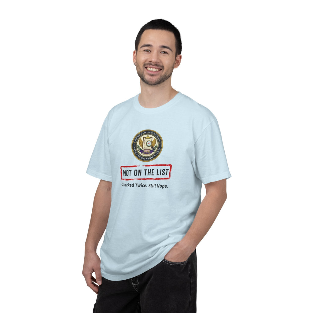 NOT ON THE LIST T-Shirt | United States of Unbothered Political Parody Tee - Clothing, Unisex, T-Shirts - EpiAl's Shop