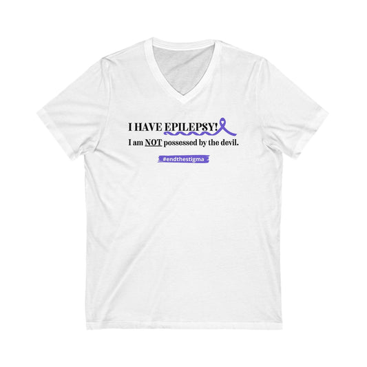 Not Possessed Unisex Jersey Short Sleeve V - Neck Tee - V - neck - EpiAl's Shop