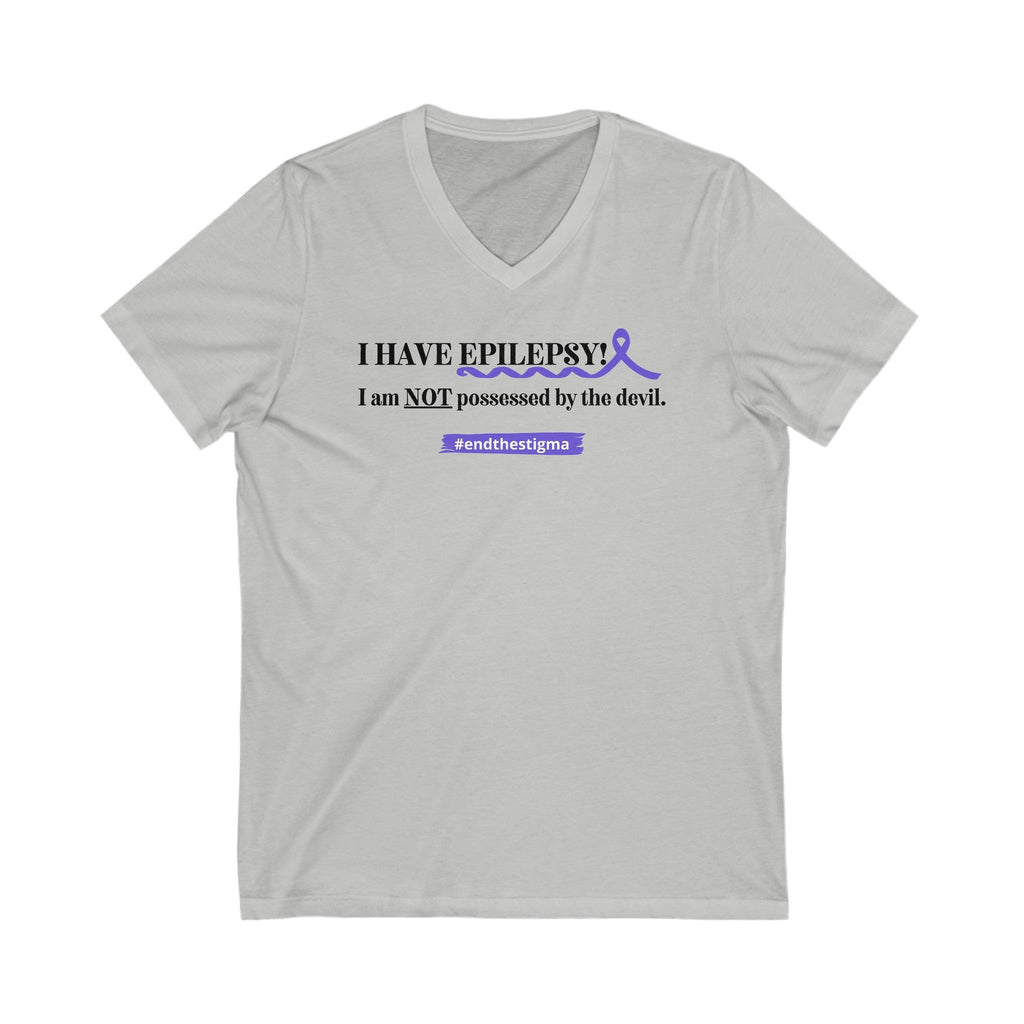 Not Possessed Unisex Jersey Short Sleeve V - Neck Tee - V - neck - EpiAl's Shop