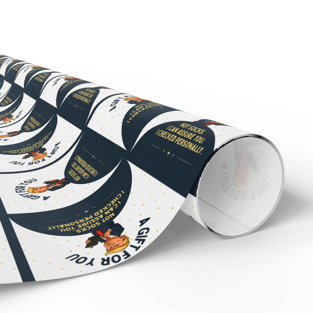 “Not Socks” Wrapping Paper — Political Parody Gift Wrap - Gift Wrap, Paper - EpiAl's Shop