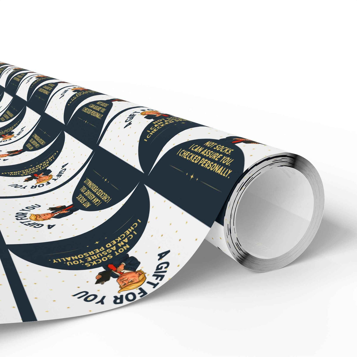 “Not Socks” Wrapping Paper — Political Parody Gift Wrap - Gift Wrap, Paper - EpiAl's Shop