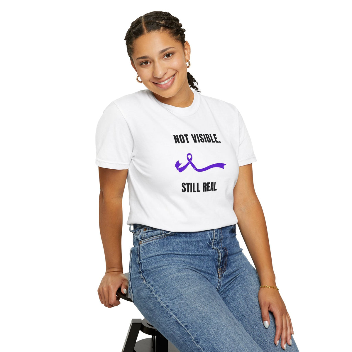 Not Visible. Still Real. T-Shirt – Epilepsy Awareness Apparel - Clothing, Unisex, T-Shirts - EpiAl's Shop