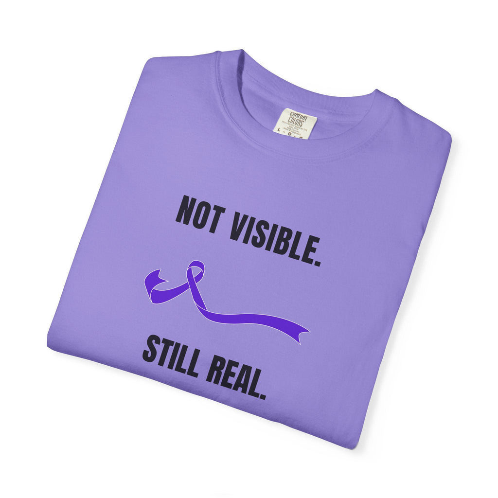 Not Visible. Still Real. T-Shirt – Epilepsy Awareness Apparel - Clothing, Unisex, T-Shirts - EpiAl's Shop