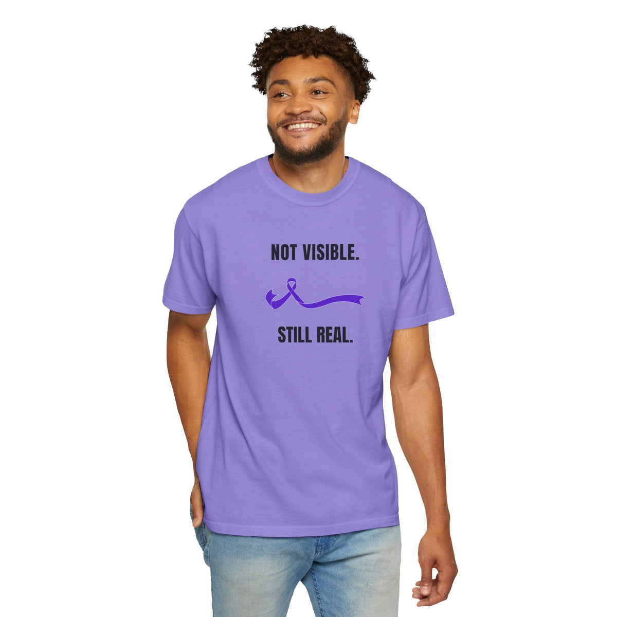 Not Visible. Still Real. T-Shirt – Epilepsy Awareness Apparel - Clothing, Unisex, T-Shirts - EpiAl's Shop