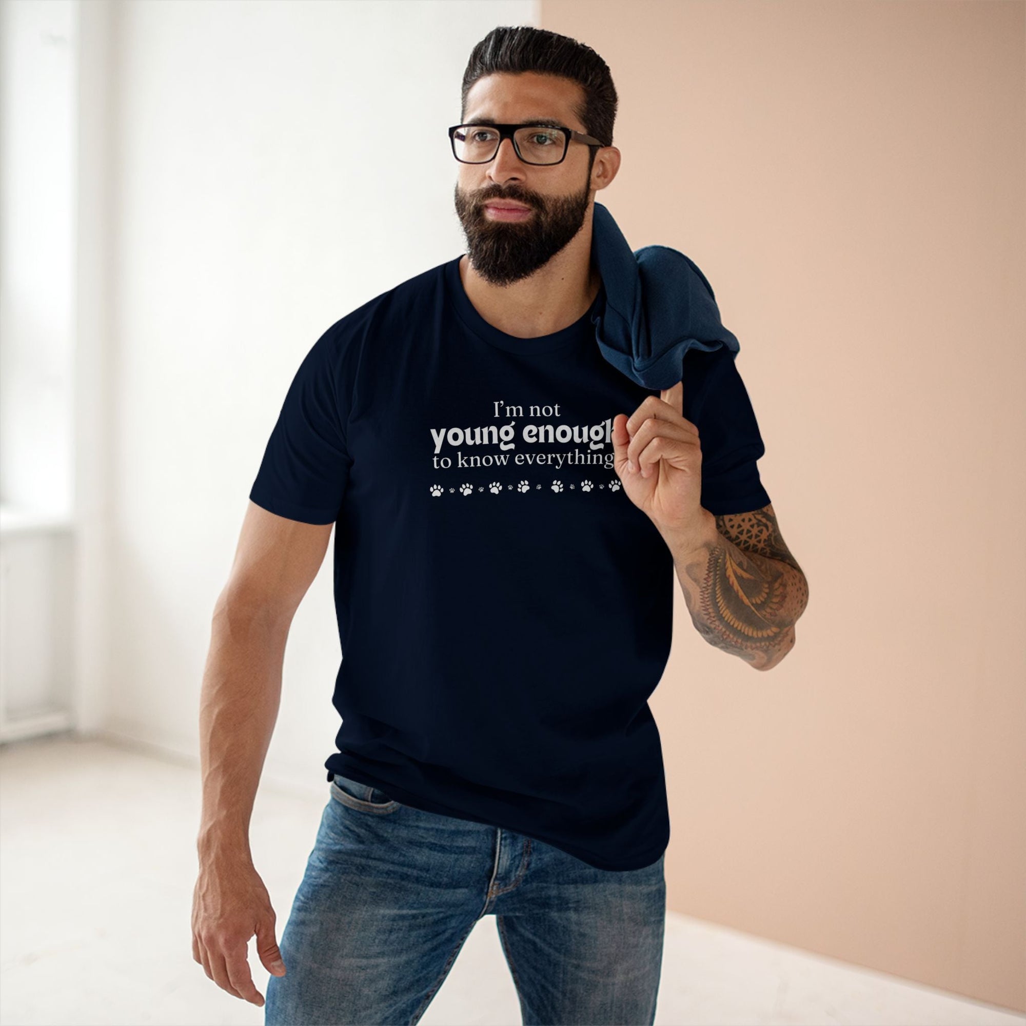 Not Young Enough Men's Staple Tee - T - Shirt - Epileptic Al’s Shop
