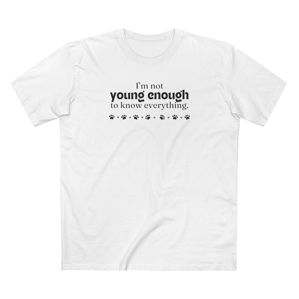 Not Young Enough Men's Staple Tee - T - Shirt - Epileptic Al’s Shop