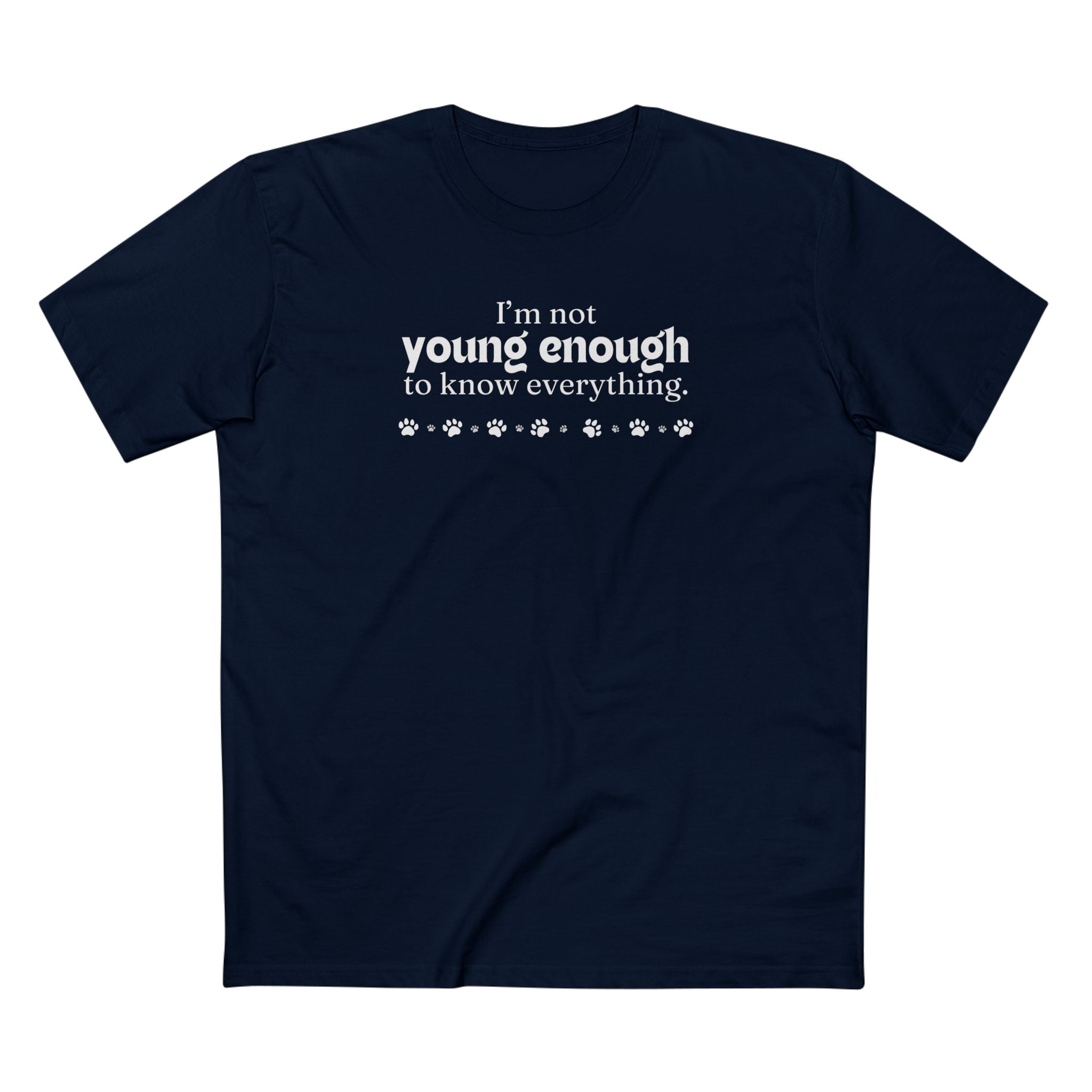 Not Young Enough Men's Staple Tee - T - Shirt - Epileptic Al’s Shop