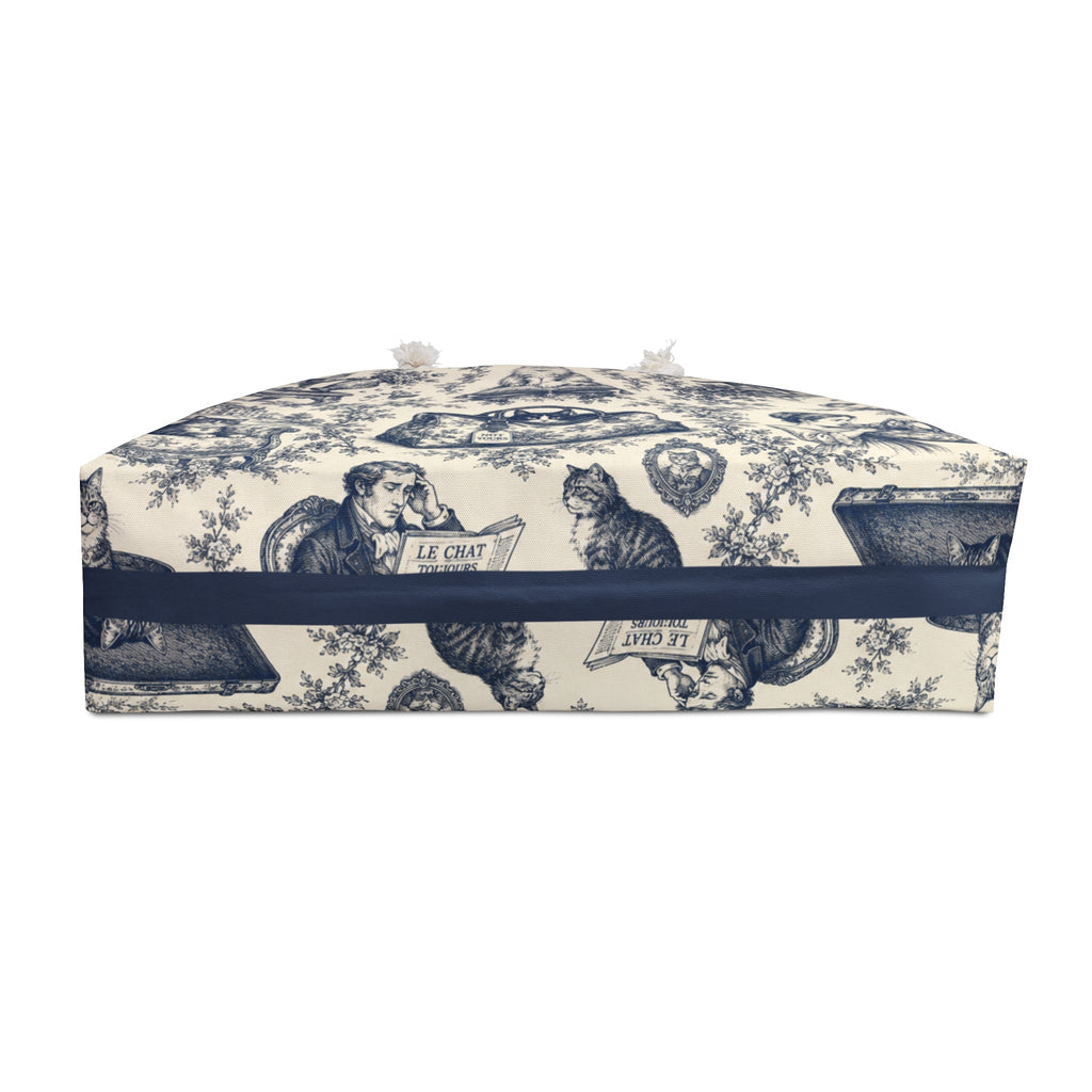 Not Yours Cat Toile Weekender Bag - Bags, Weekender - EpiAl's Shop