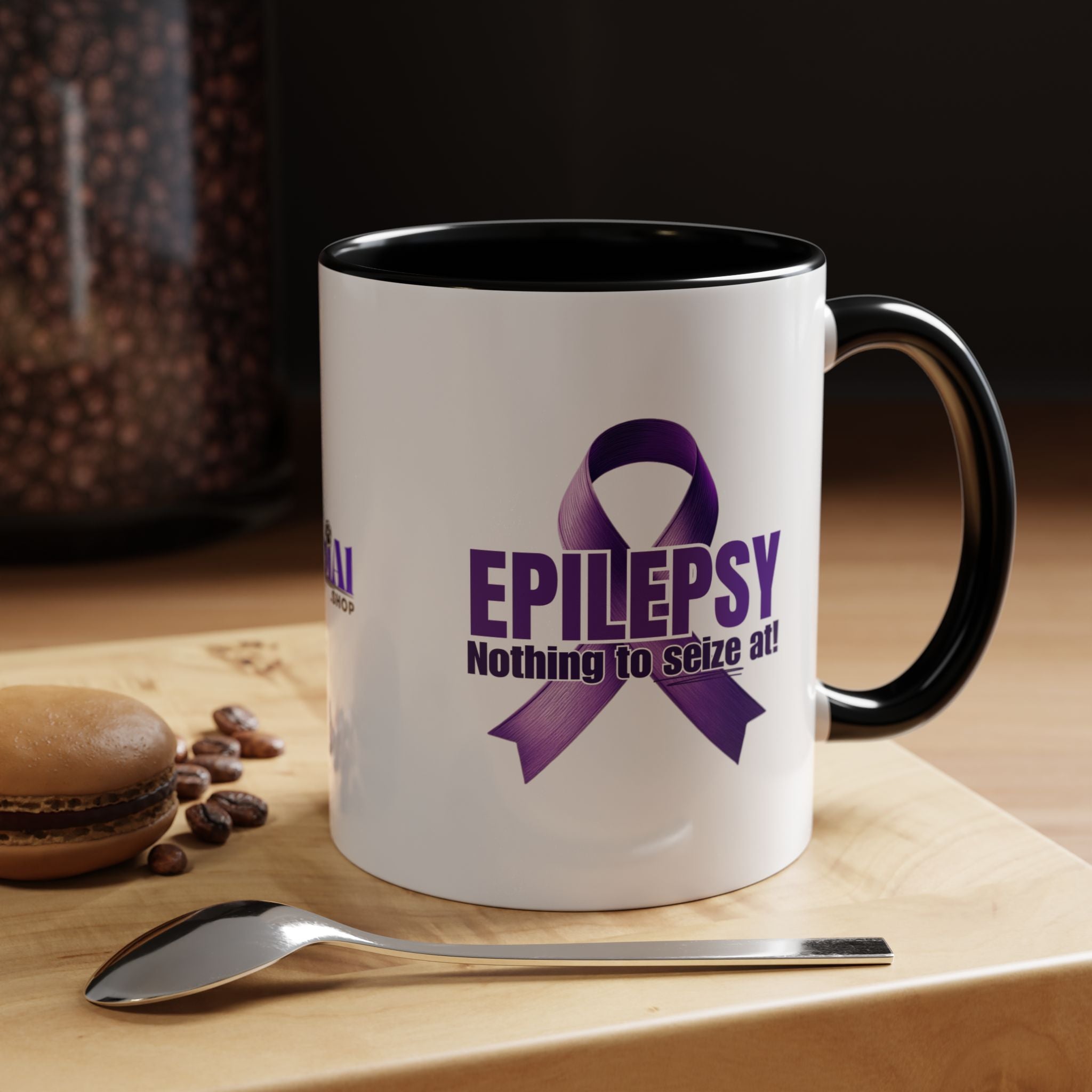 Nothing to Seize About Purple Epilepsy Awareness Coffee Mug - Drinkware, Coffee Mugs - EpiAl's Shop