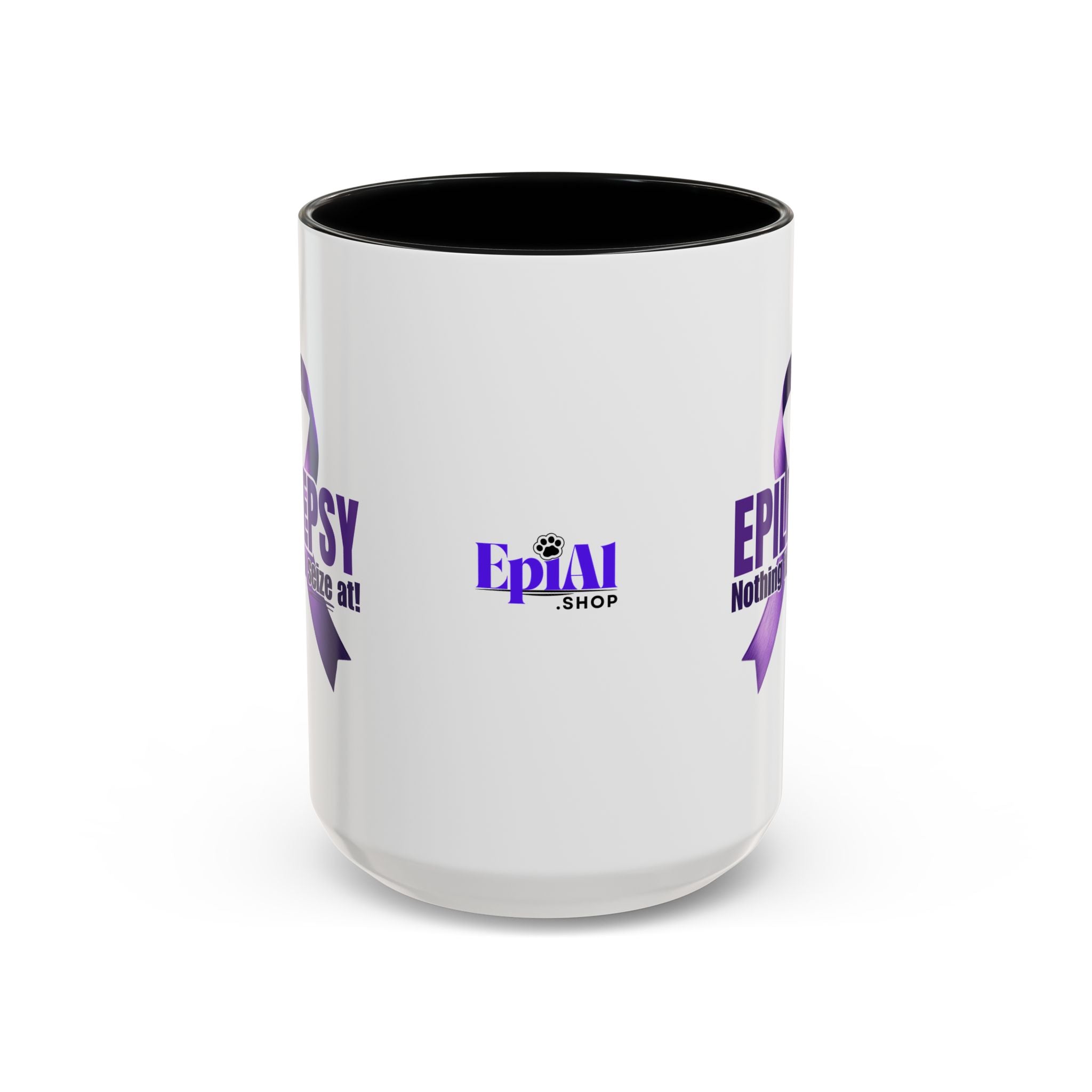 Nothing to Seize About Purple Epilepsy Awareness Coffee Mug - Drinkware, Coffee Mugs - EpiAl's Shop