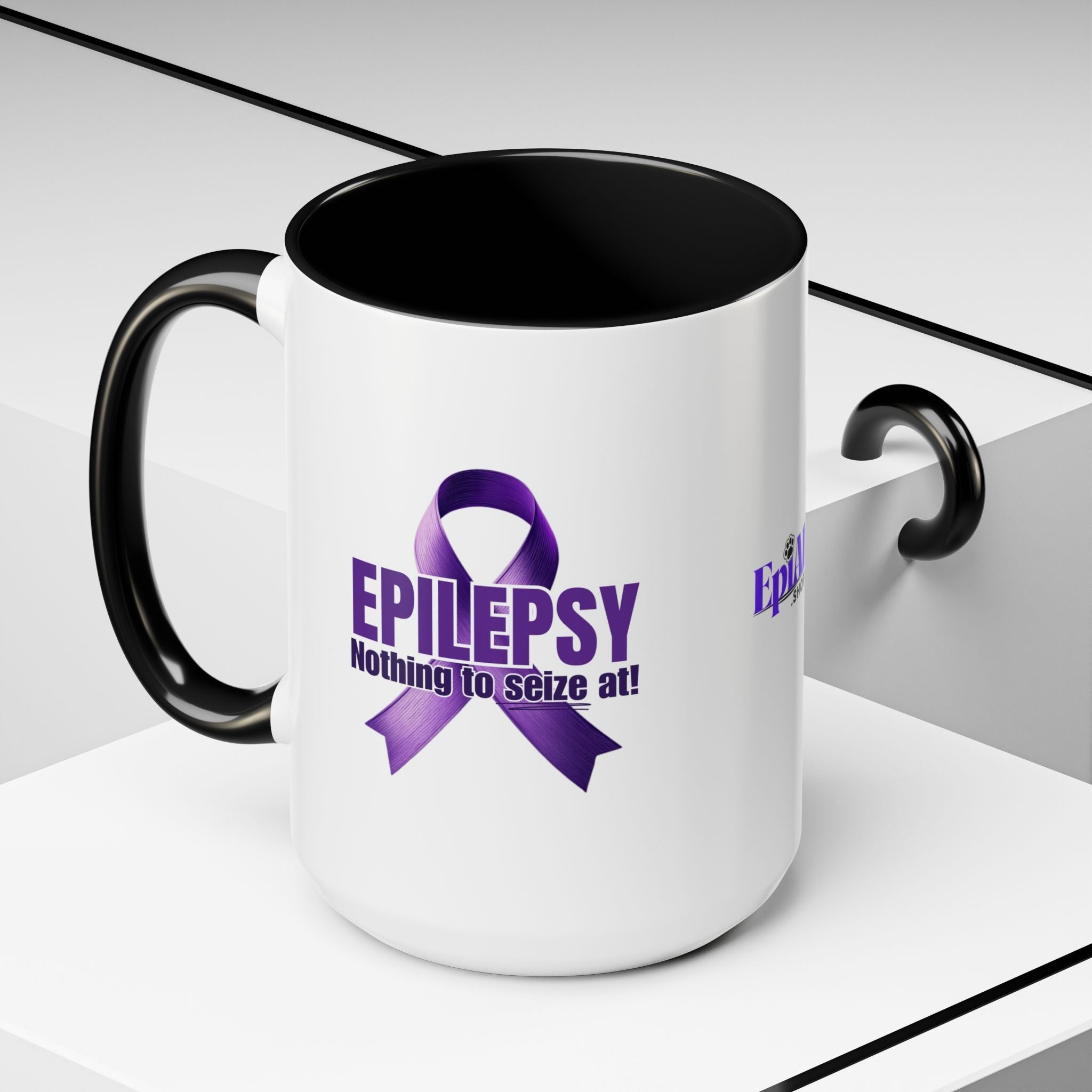 Nothing to Seize About Purple Epilepsy Awareness Coffee Mug - Drinkware, Coffee Mugs - EpiAl's Shop