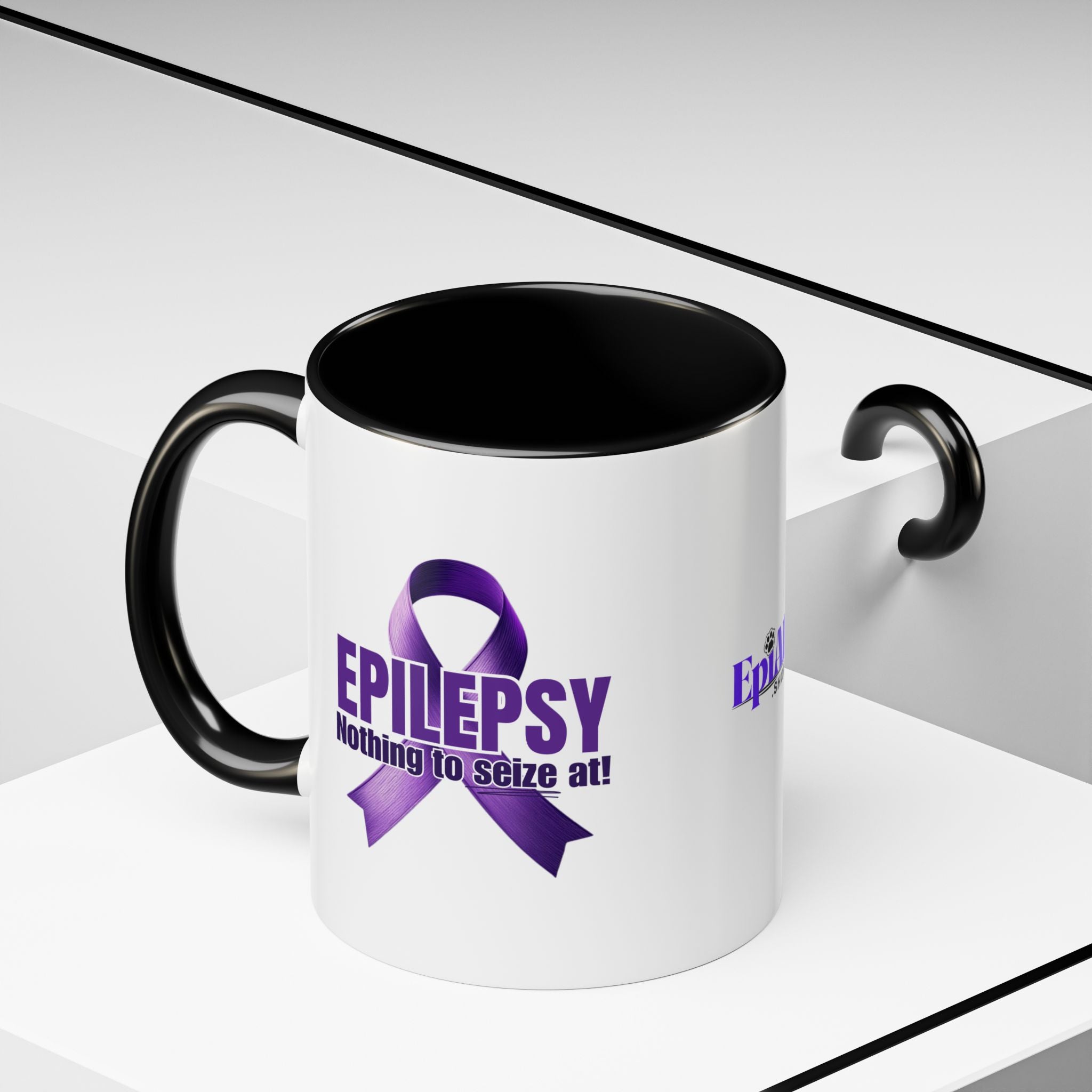 Nothing to Seize About Purple Epilepsy Awareness Coffee Mug - Drinkware, Coffee Mugs - EpiAl's Shop
