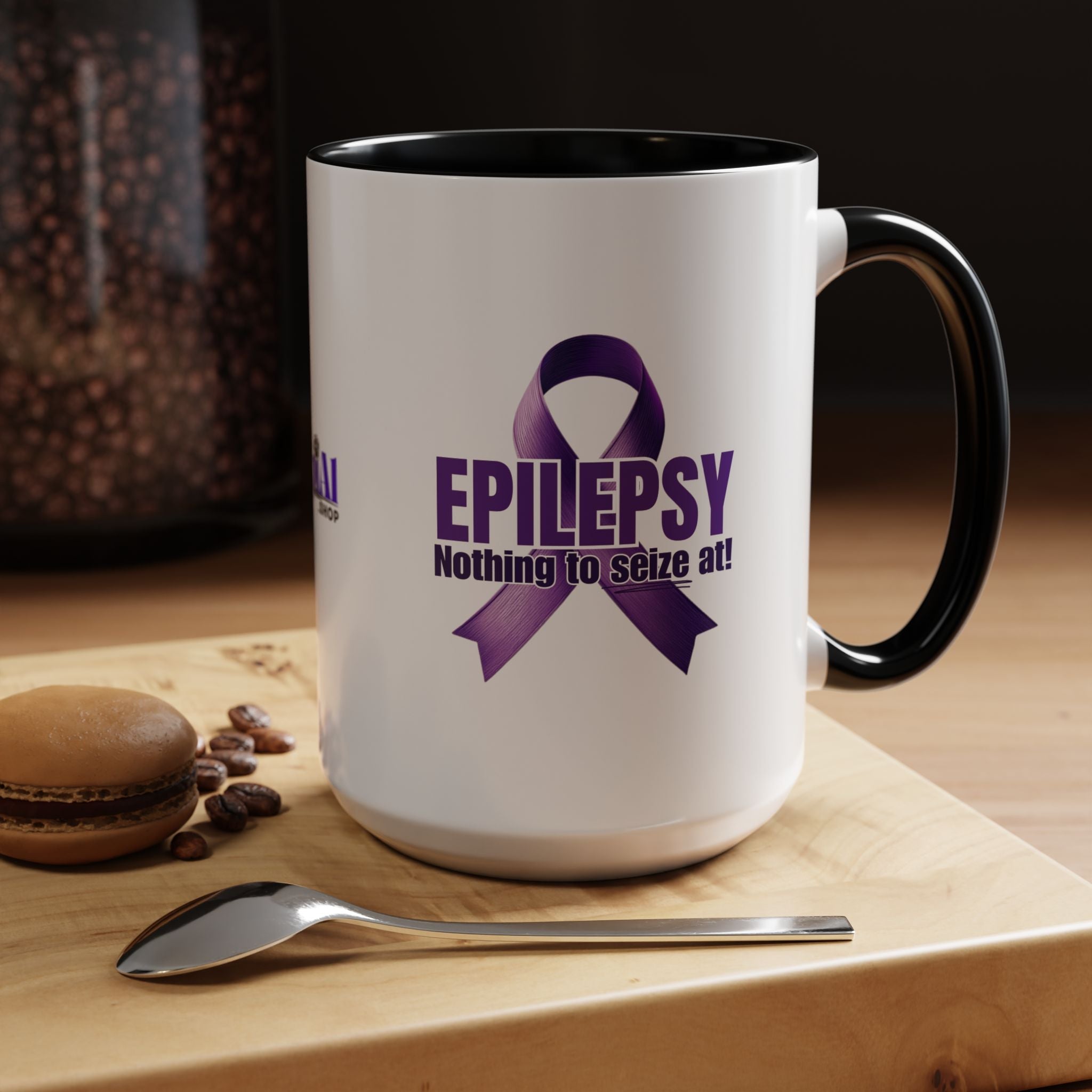 Nothing to Seize About Purple Epilepsy Awareness Coffee Mug - Drinkware, Coffee Mugs - EpiAl's Shop