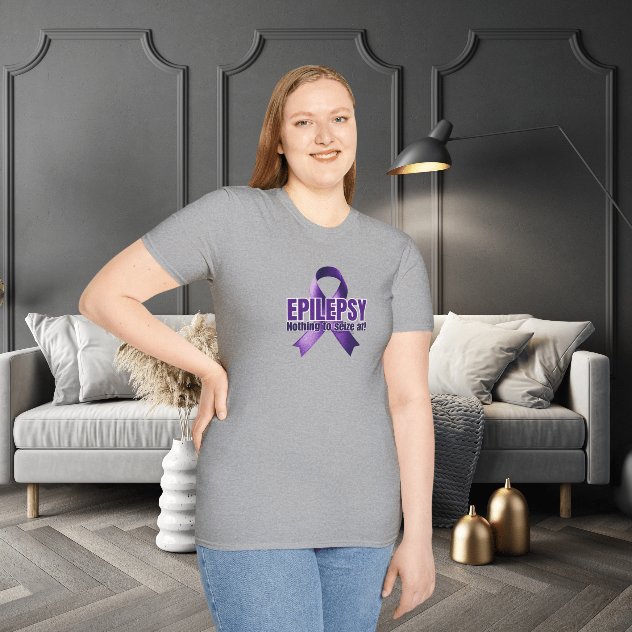 Nothing to Seize At, Epilepsy Awareness Tee - Clothing, T-shirts - EpiAl's Shop