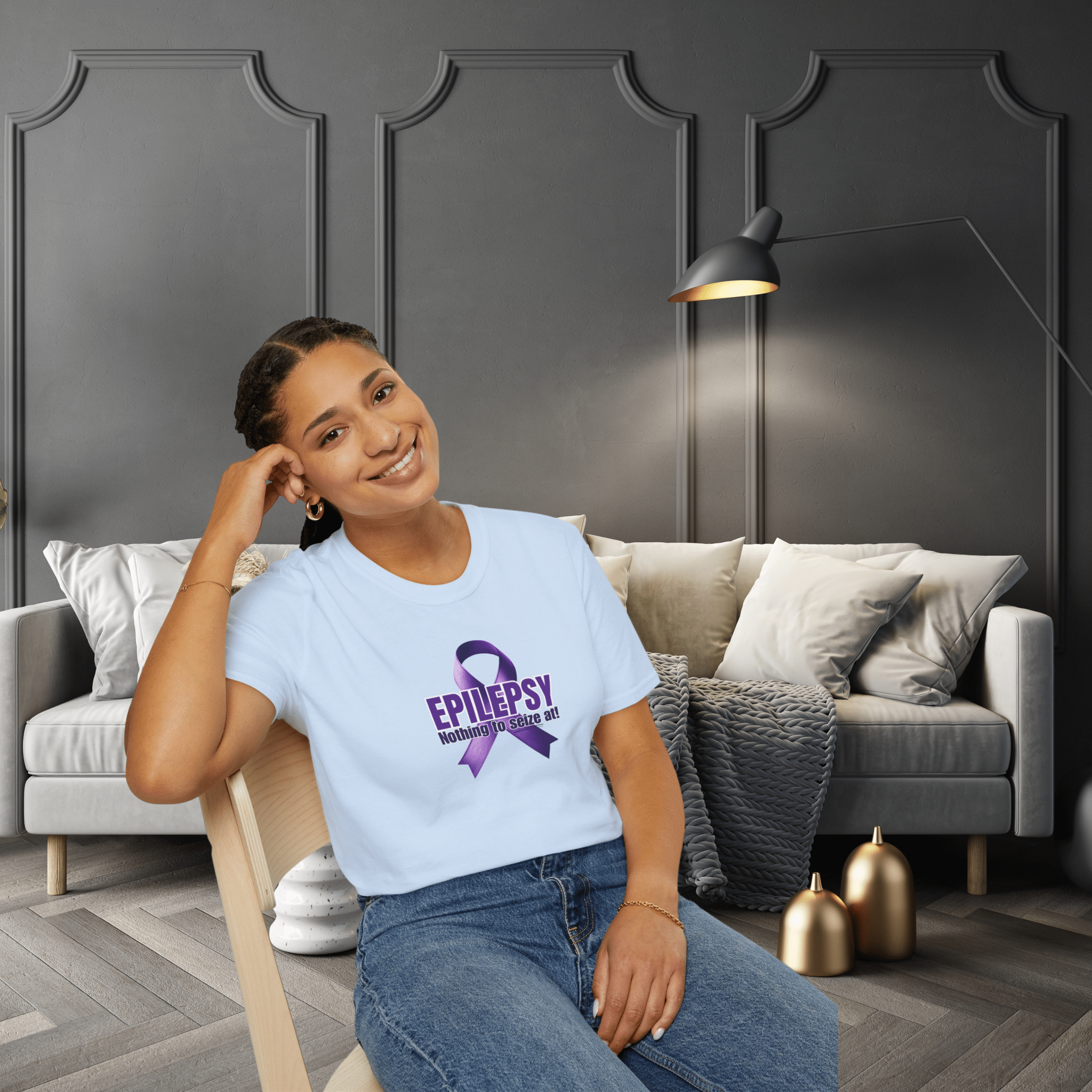 Nothing to Seize At, Epilepsy Awareness Tee - Clothing, T-shirts - EpiAl's Shop