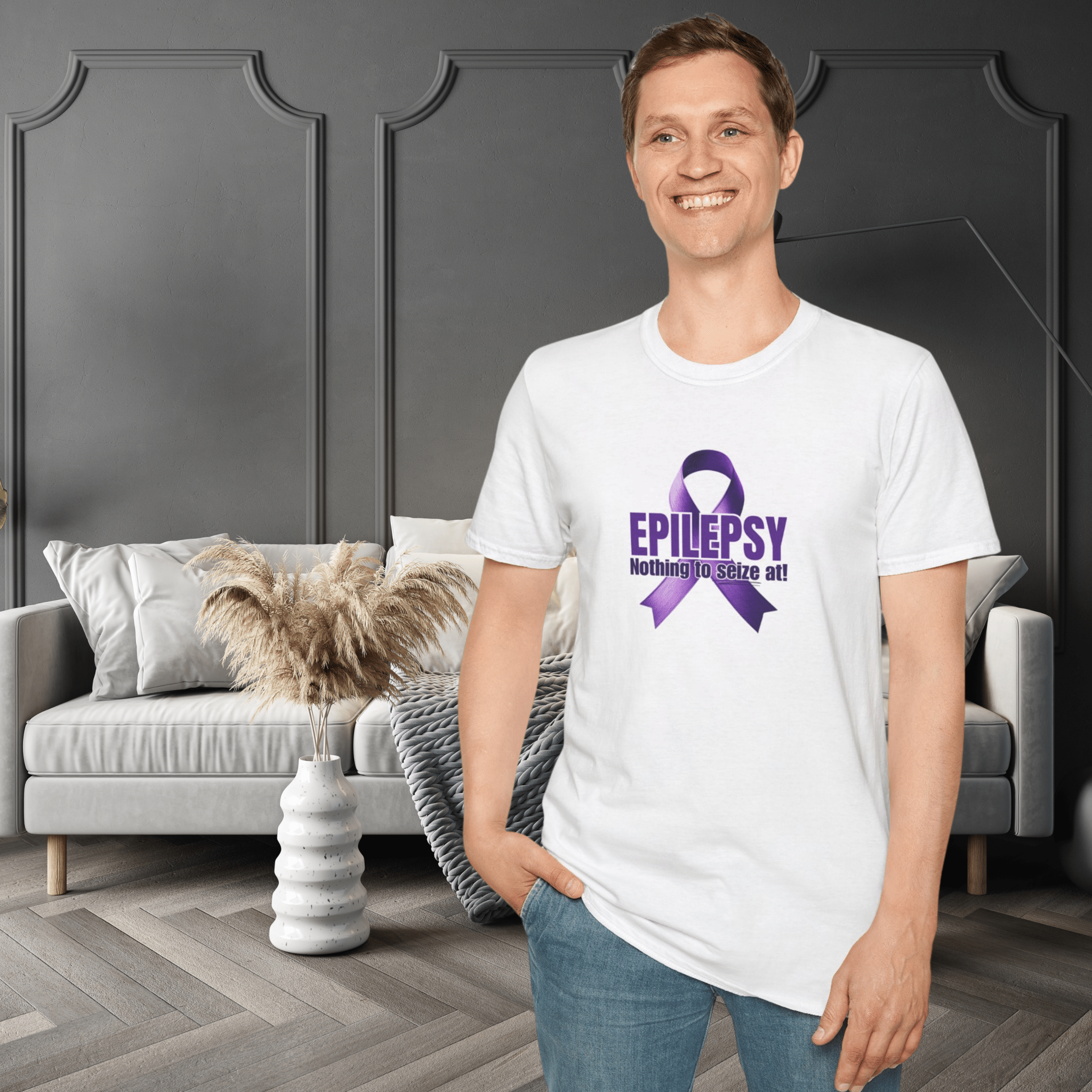 Nothing to Seize At, Epilepsy Awareness Tee - Clothing, T-shirts - EpiAl's Shop