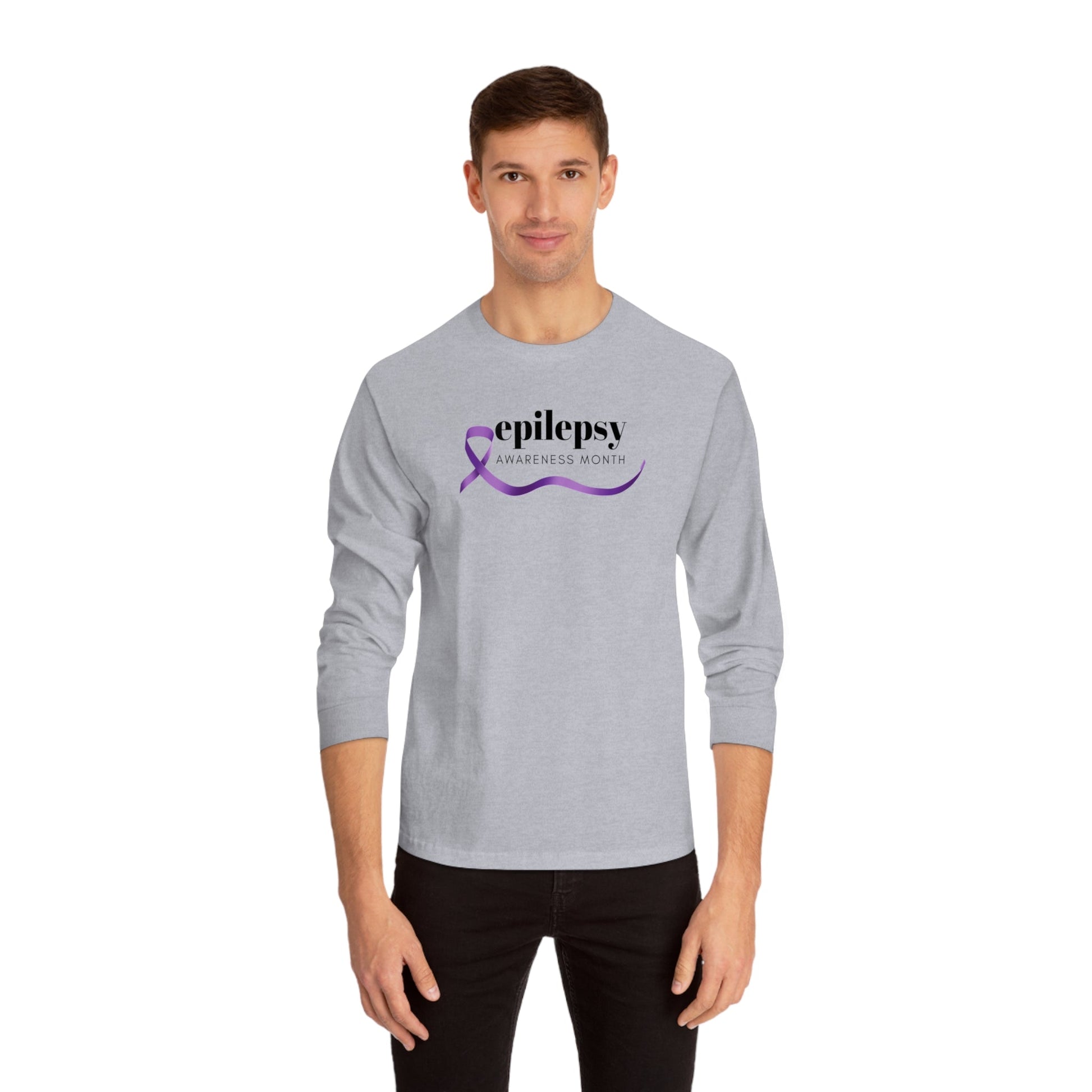 November Epilepsy Awareness Month Unisex Long Sleeve Shirt - Long - sleeve - Epileptic Al’s Shop