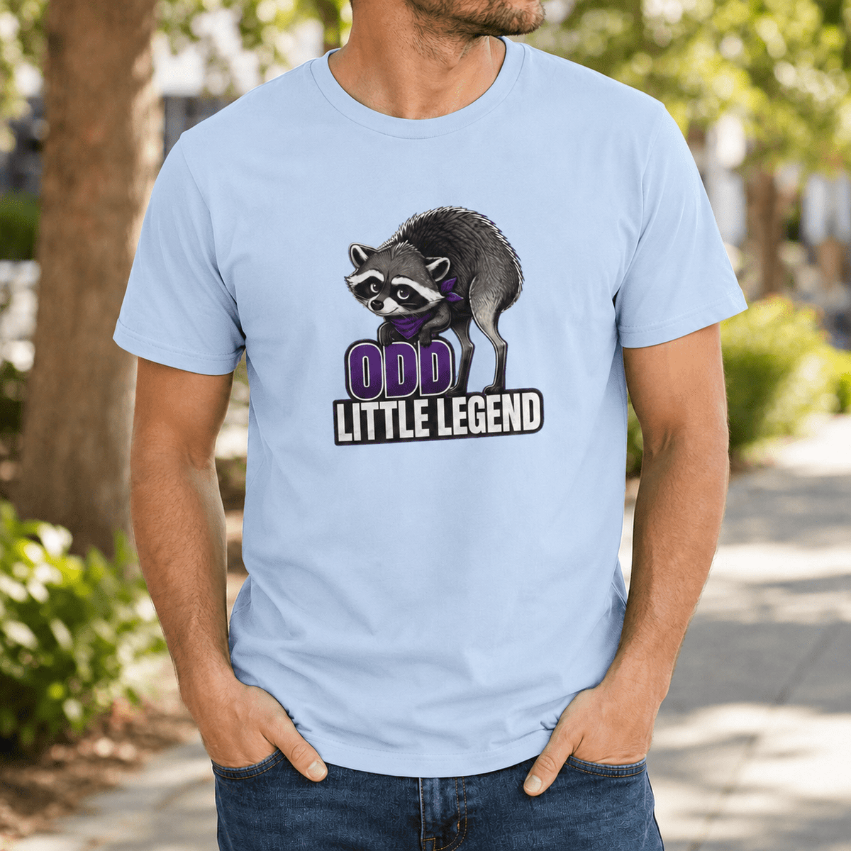 Odd Little Legend Jimothy Raccoon T-Shirt - Clothing, Unisex, T-Shirts - EpiAl's Shop