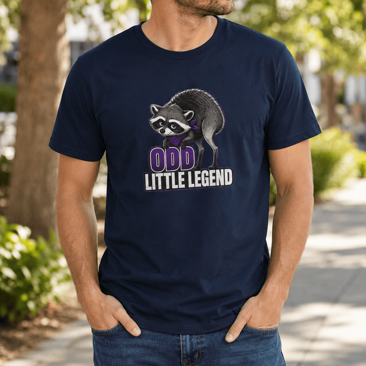 Odd Little Legend Jimothy Raccoon T-Shirt - Clothing, Unisex, T-Shirts - EpiAl's Shop