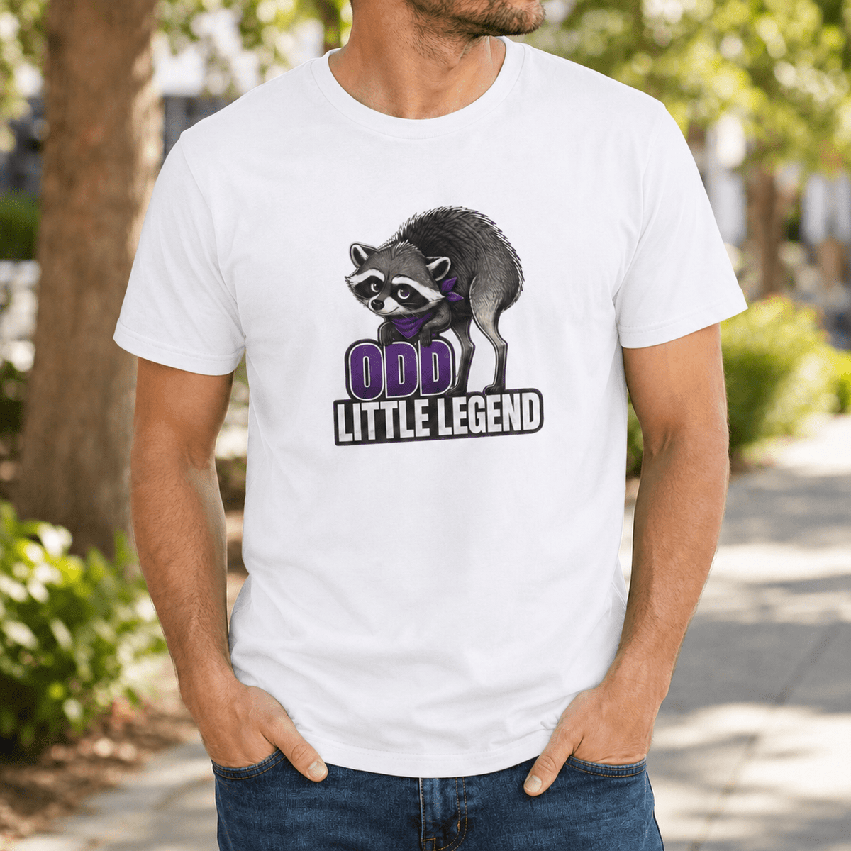 Odd Little Legend Jimothy Raccoon T-Shirt - Clothing, Unisex, T-Shirts - EpiAl's Shop